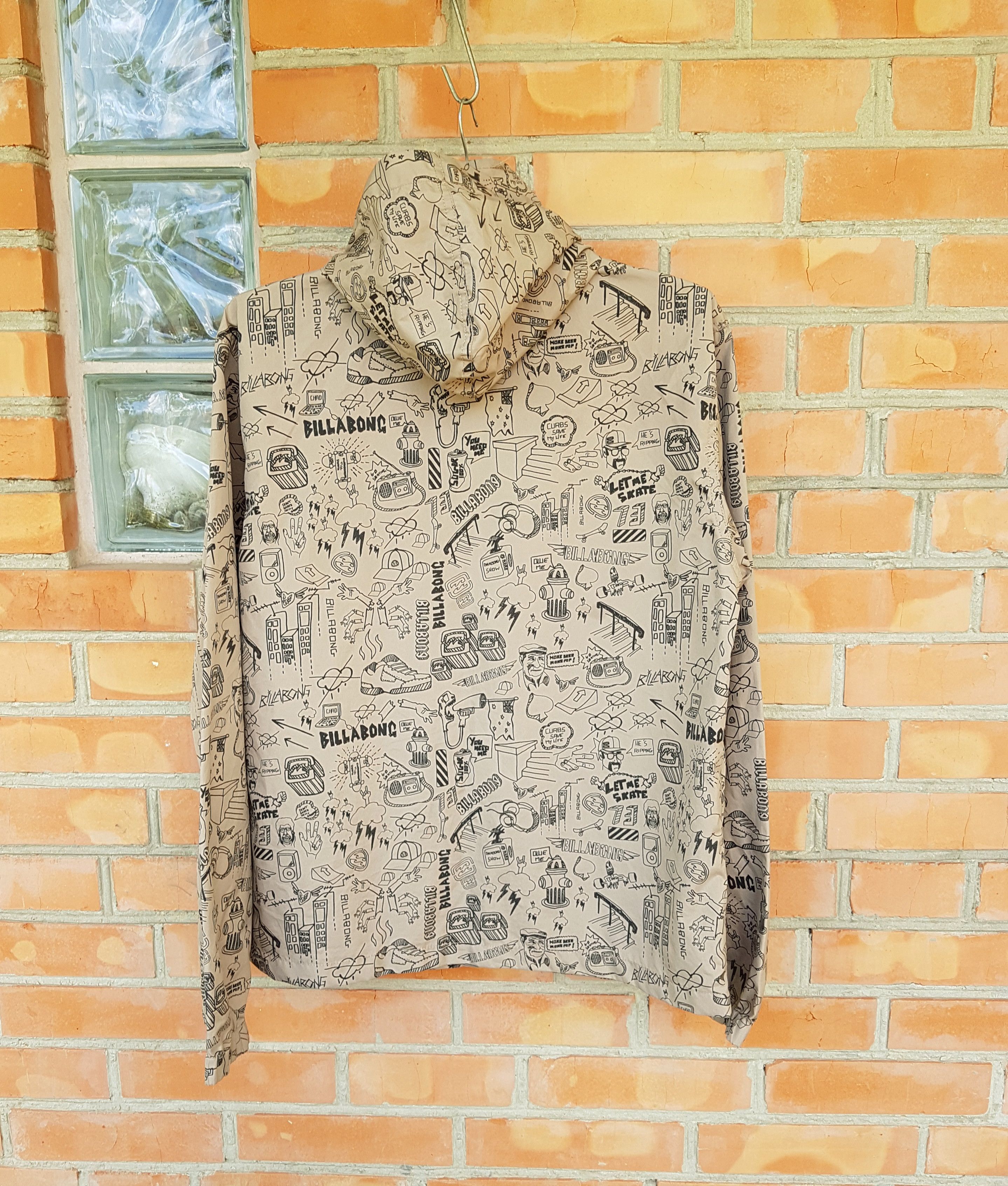 Billabong Billabong All Over Print Skate Windbreaker Full Zip sz S Size US S / EU 44-46 / 1 - 4 Thumbnail
