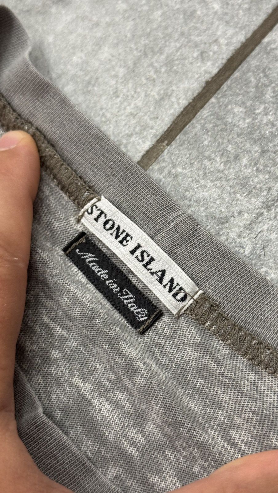 Stone Island Vintage Stone Island tee 90s Silver Size US XL / EU 56 / 4 - 4 Thumbnail