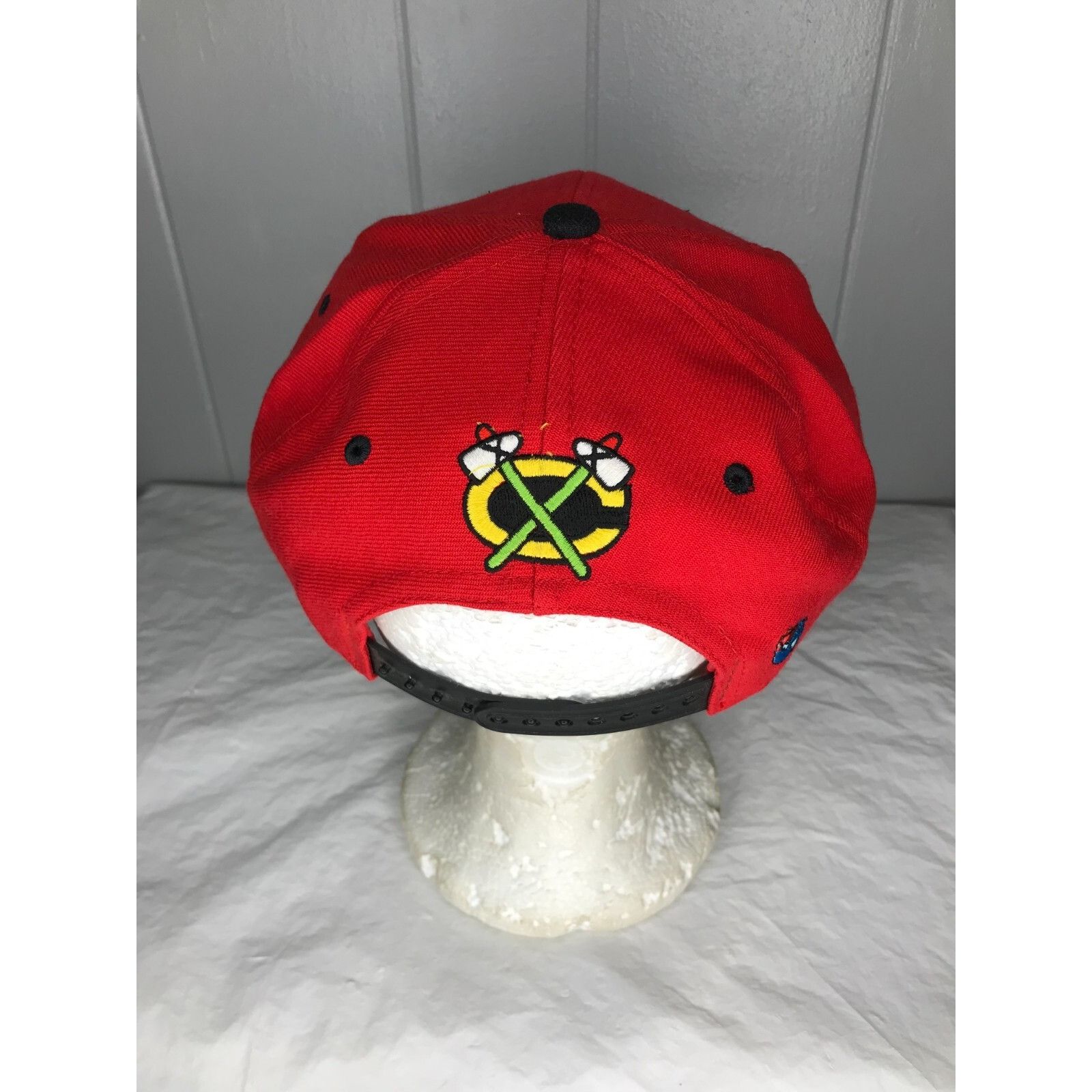 Sports Specialties Vintage Chicago Blackhawks Plain Logo back hit wool Hat NHL Size ONE SIZE - 3 Thumbnail
