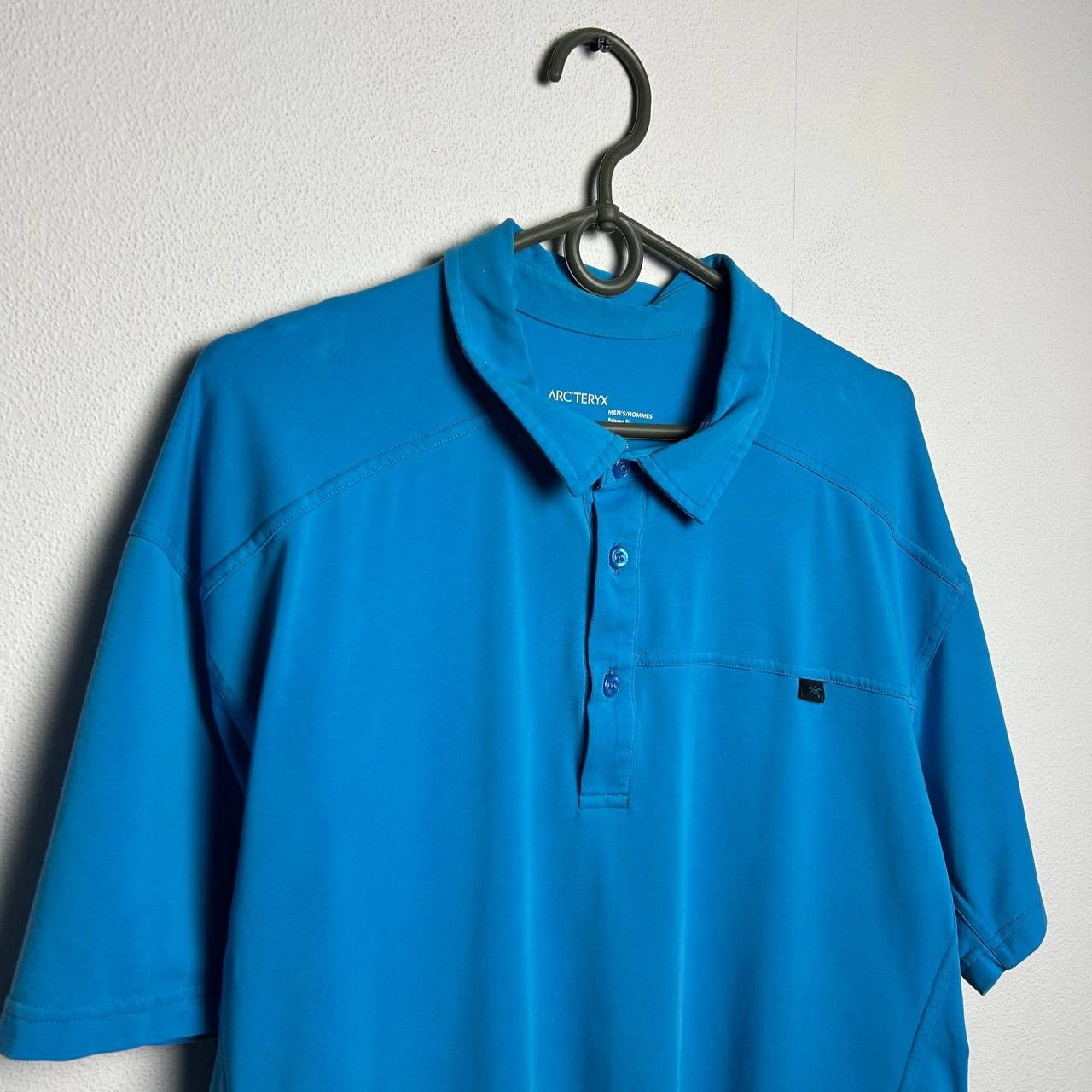 Arc'teryx Mens Arcteryx small logo basic outdoor blue polo Size US XL / EU 56 / 4 - 2 Thumbnail