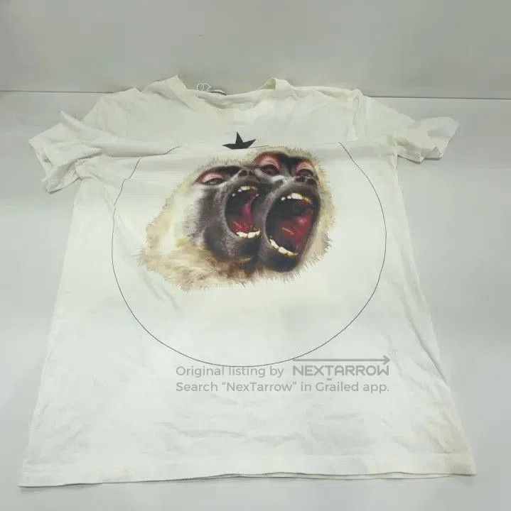 Givenchy Givenchy Monkey Head Print Short Sleeve Shirt. Size US L / EU 52-54 / 3 - 1 Thumbnail
