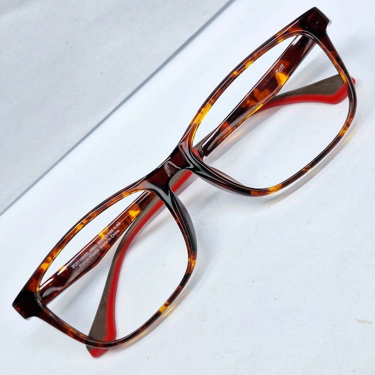 Other Zoff ZC211003D French Plastic Glasses Red Leopard Tortoise Size ONE SIZE - 1 Thumbnail
