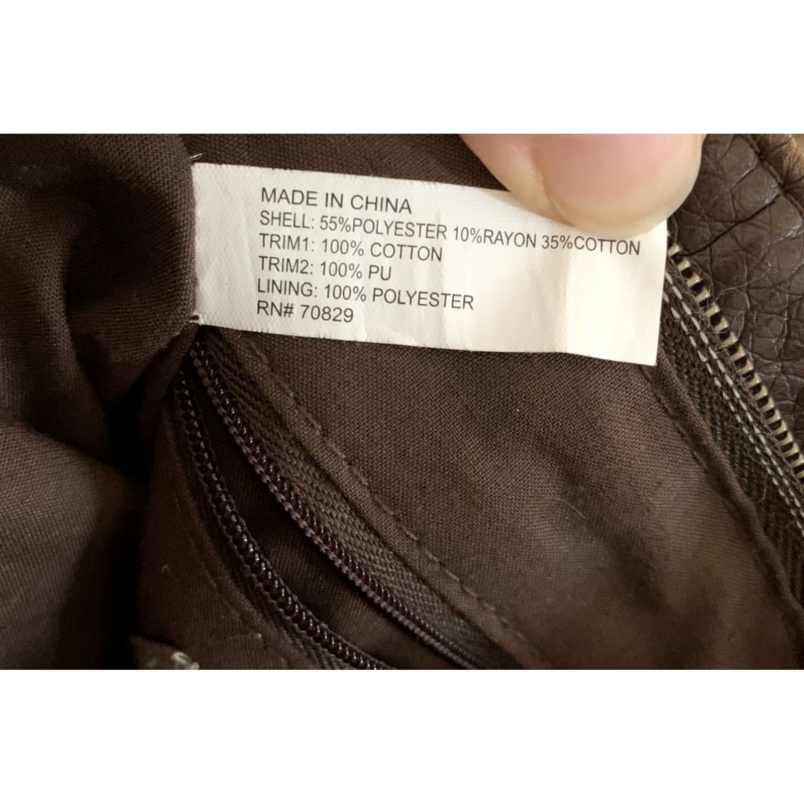 J Brand T-Shirt &Jeans Bag Crossbody Womens Medium Multicolor USA Faux Leather Zipper Pocket Adjustable Shoulder Strap Concealed Zipper Size M / US 6-8 / IT 42-44 - 4 Thumbnail