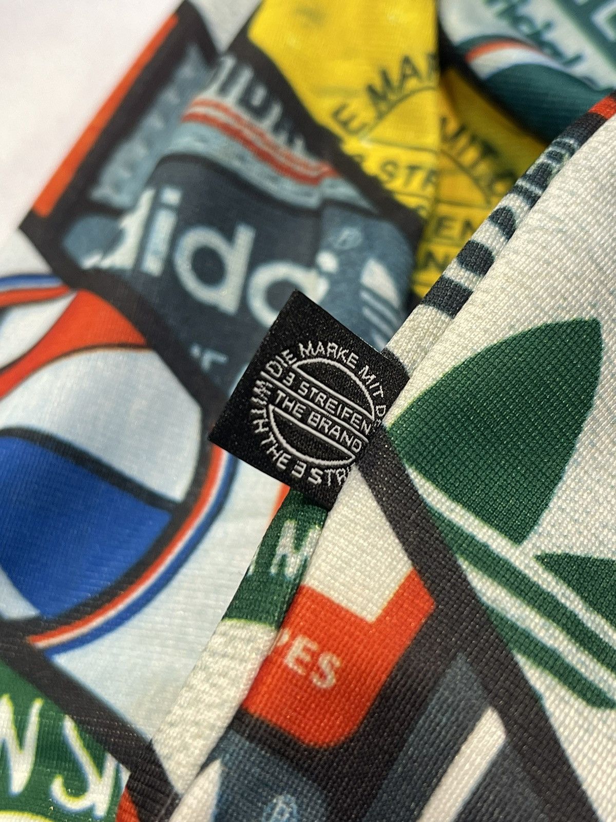 Adidas × Vintage ADIDAS BOMBER BANNERFLAG FULLPRINT JACKET Size US L / EU 52-54 / 3 - 8 Thumbnail