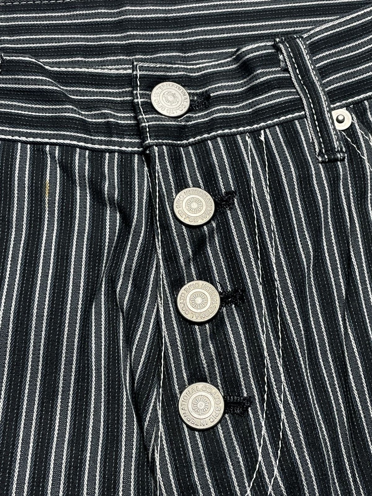 Tornado Mart 2000’s Tornado Mart - Super Flared Stripe Pants Size US 30 / EU 46 - 2 Thumbnail