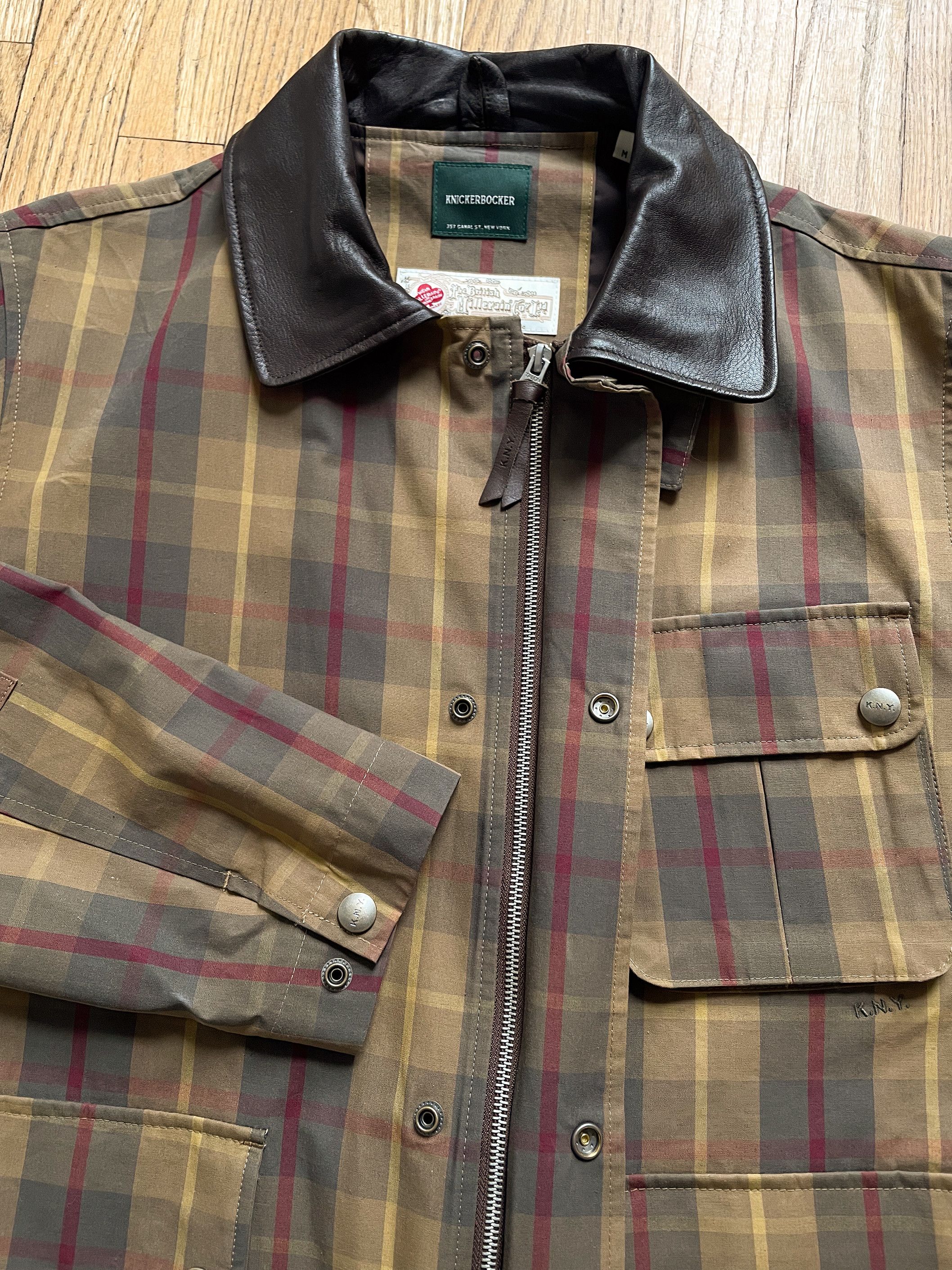 Knickerbocker Mfg Co Knickerbocker x Millerain Tartan Waxed Cotton Chore Coat Size US M / EU 48-50 / 2 - 7 Thumbnail
