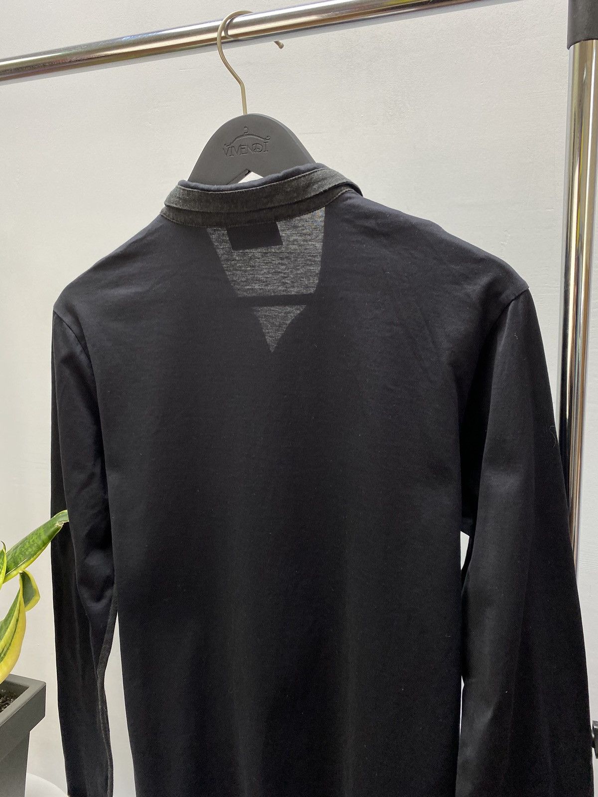 Hugo Boss × Vintage Vintage Hugo Boss Logo Longsleeve Polo Shirt Size US M / EU 48-50 / 2 - 18 Thumbnail