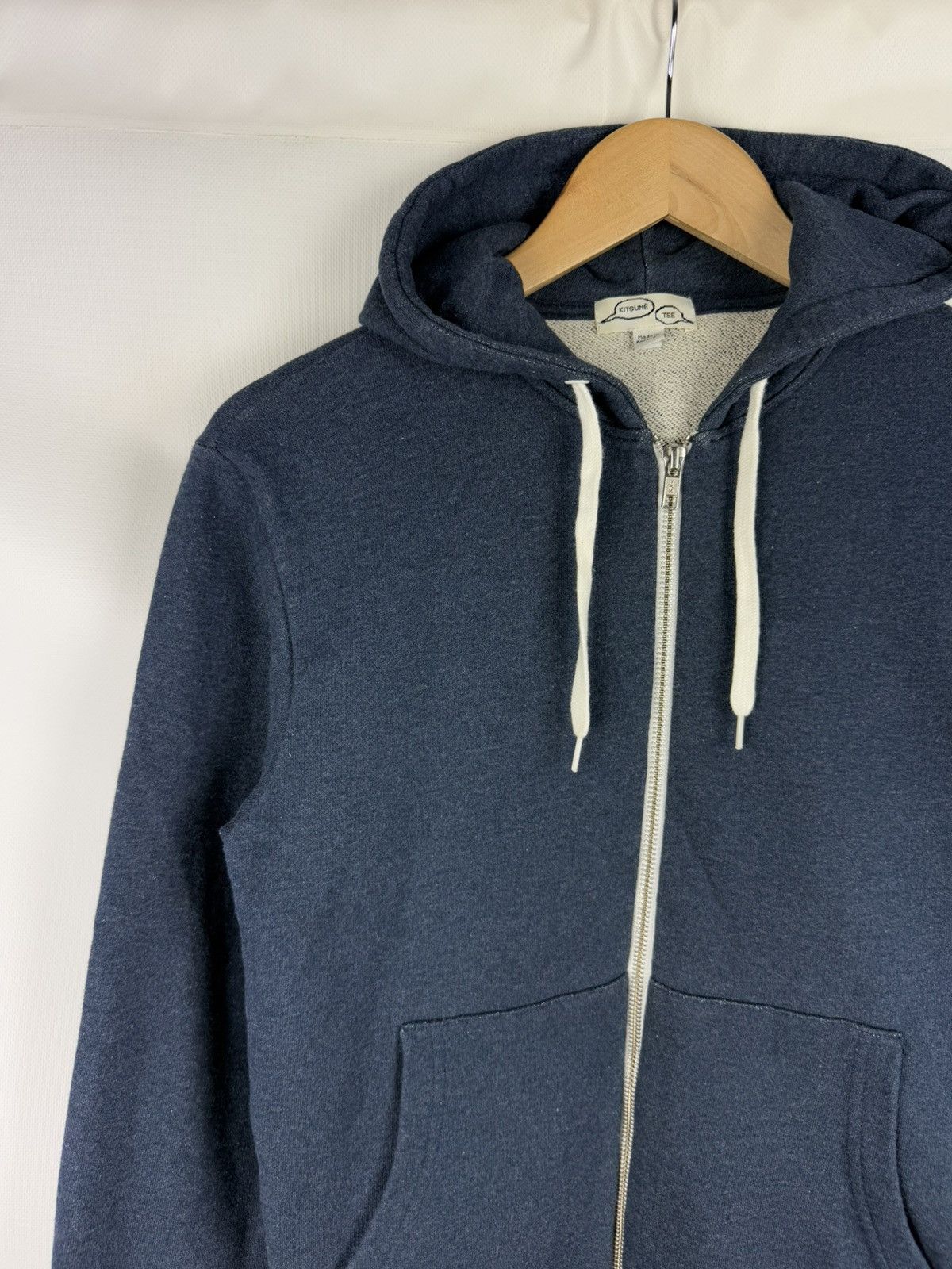 Maison Kitsune Maison Kitsune Parisien Logo Unisex Full Zip Hoodie Size Xs Size US XS / EU 42 / 0 - 4 Thumbnail