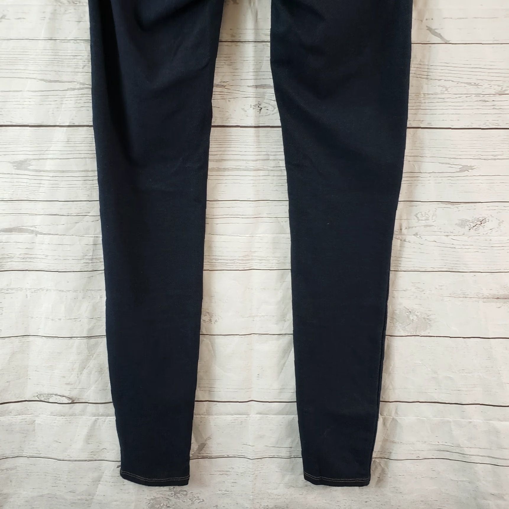 Spanx VINTAGE? No. Assets by Spanx Leggings Women's Small Blue Mid Rise Cotton Blend Size 28" / US 6 / IT 42 - 5 Thumbnail