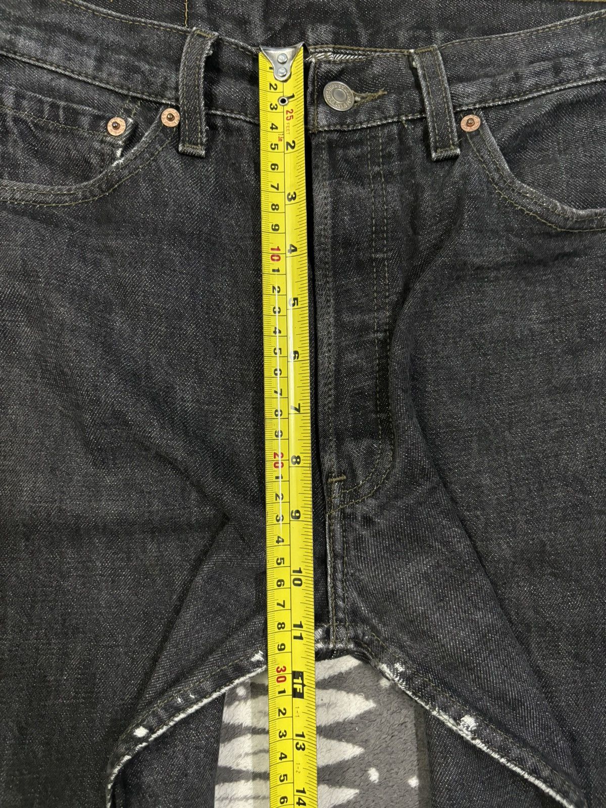 Levi's Vintage 90s Levis 501 Black Faded Loose Fit Distressed Jeans Size US 30 / EU 46 - 20 Thumbnail