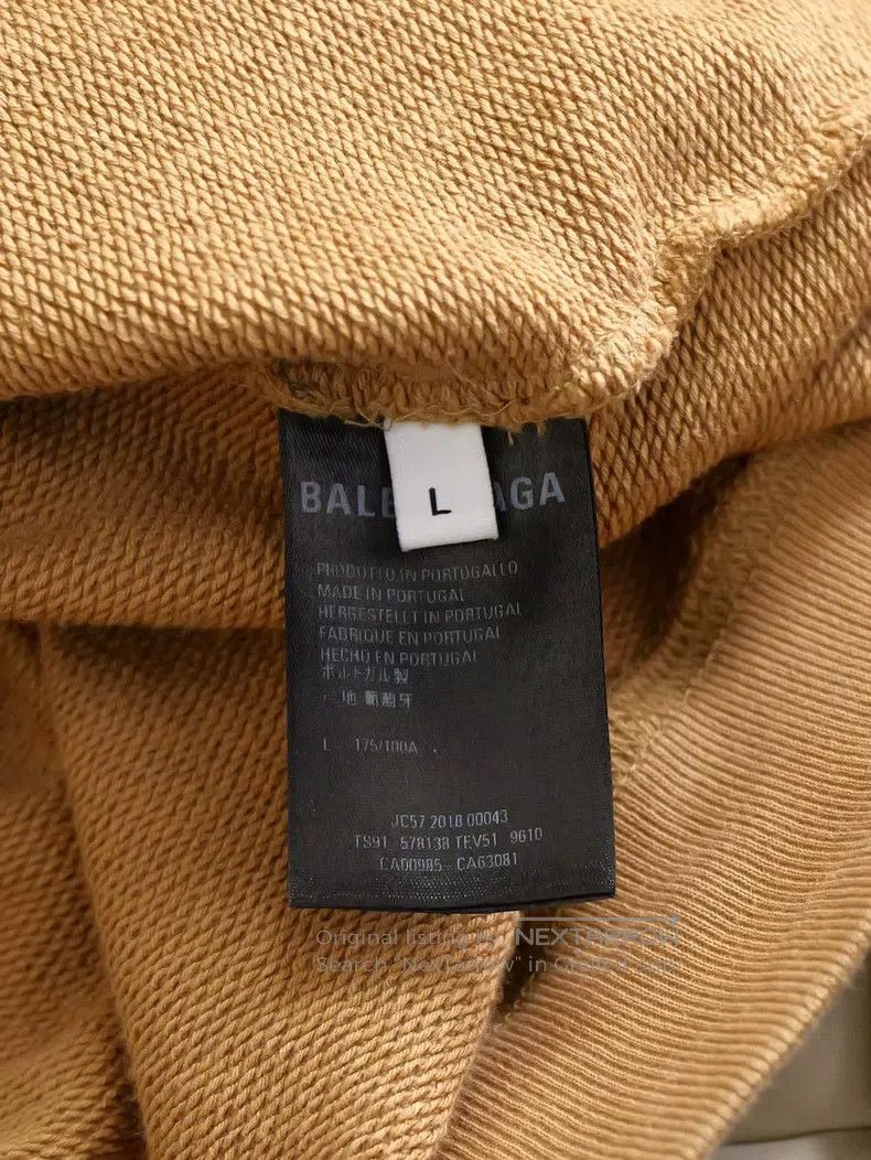 Balenciaga Balenciaga Khaki wheat patterned sweatshirt Size US L / EU 52-54 / 3 - 5 Thumbnail