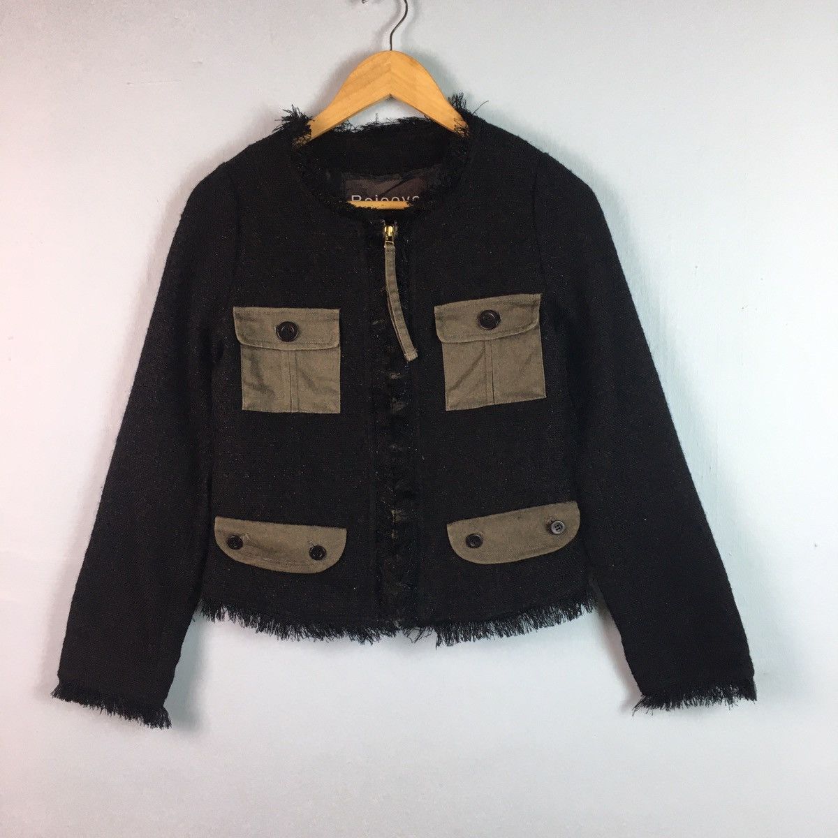 Japanese Brand Rejoove Japanese Women Hairy Crop Size XS / US 0-2 / IT 36-38 - 1 Thumbnail
