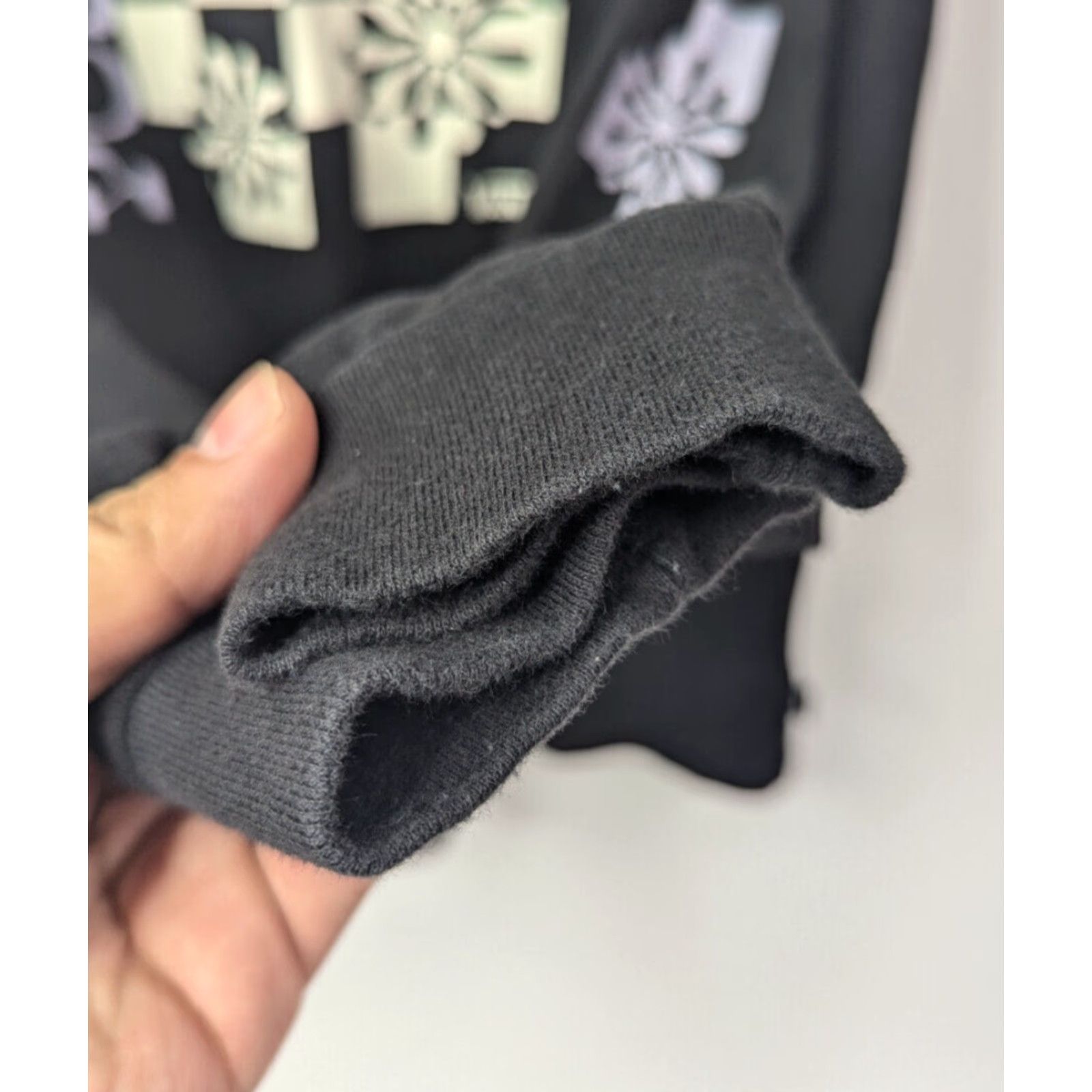 Vans VANS Womens T-Shirt Shirt Black 100% Cotton Logo Casual Sleeve Long Sleeve Regular M US Vintage: No Size M / US 6-8 / IT 42-44 - 4 Thumbnail