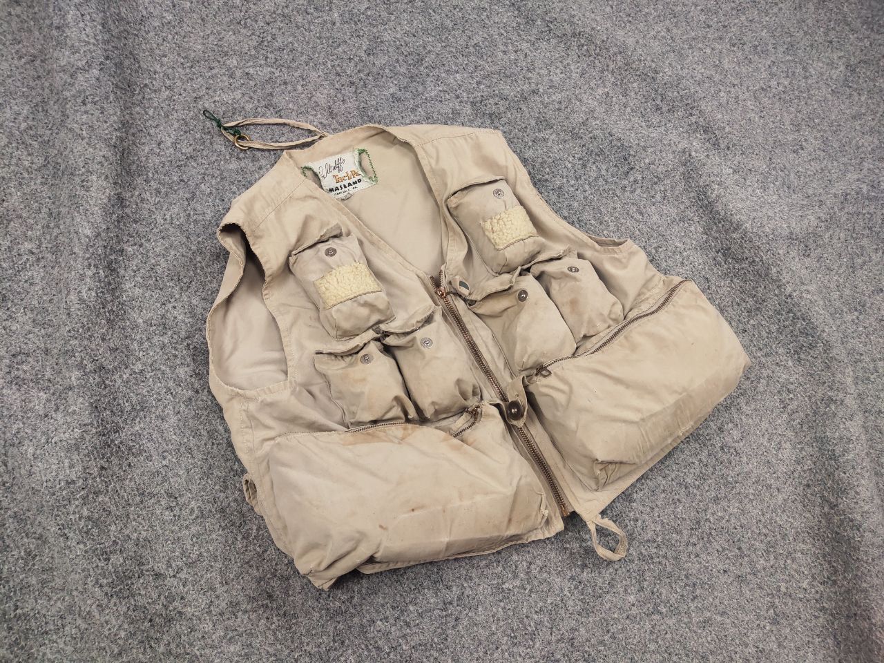 Vintage Rare Vintage 40~50's Masland Tac-L-Pac Fly Hunting Fish Vest Size US M / EU 48-50 / 2 - 2 Thumbnail