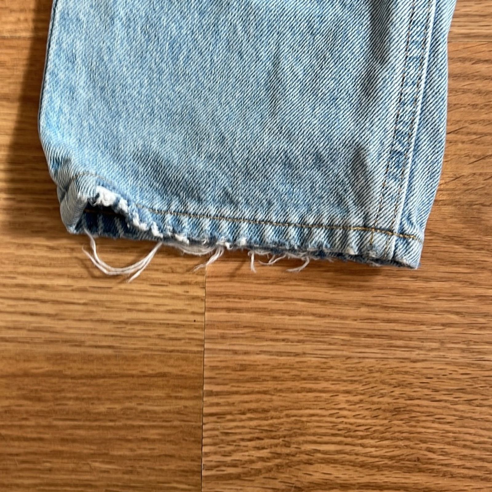 Agolde Agolde Riley High Rise Straight Crop Jeans Size 24" / US 00 / IT 34 - 4 Thumbnail