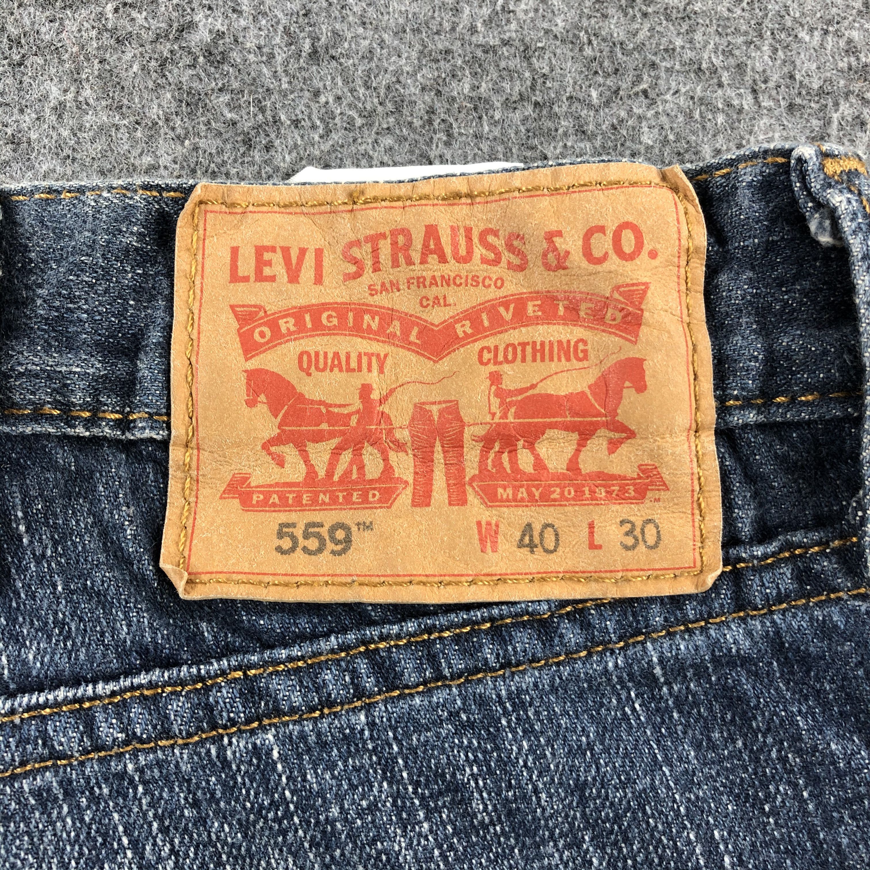 Levi's Vintage Blue Wash Levis 559 Jeans-J2527 Size US 41 - 5 Thumbnail