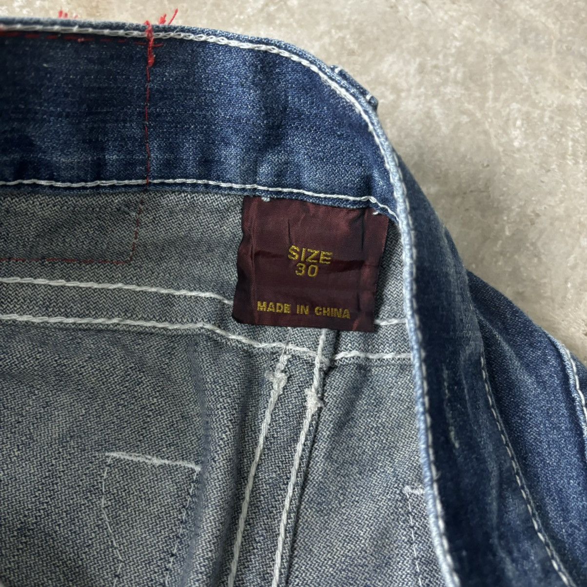 True Religion × Vintage Y2K TRUE RELIGION JEANS Size US 33 - 6 Thumbnail