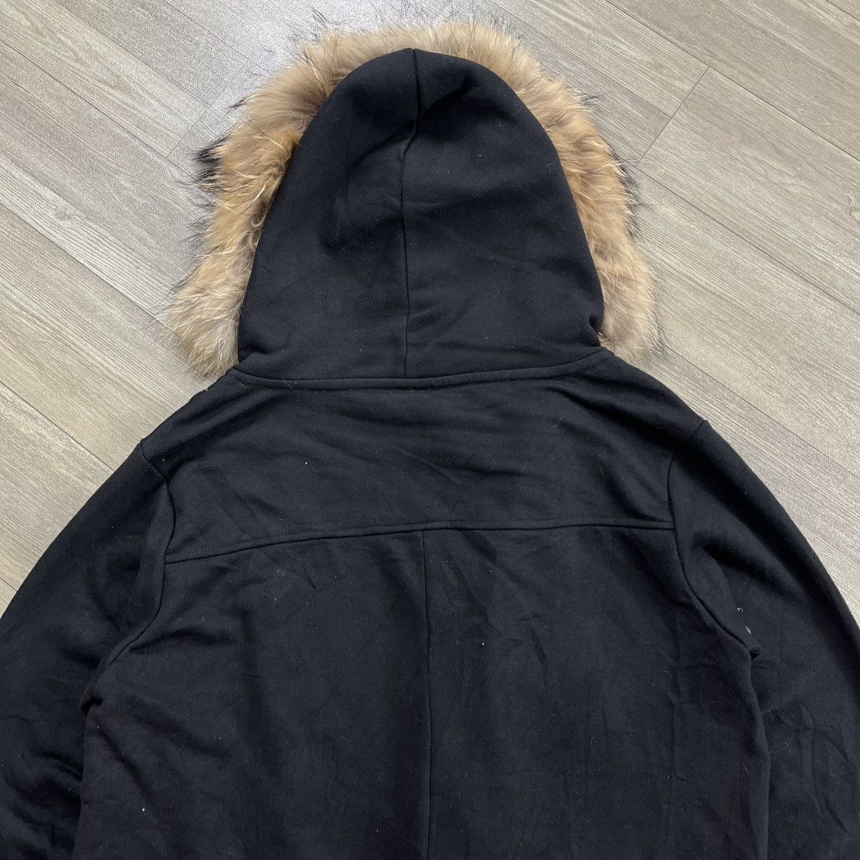 If Six Was Nine 2000s Autumn x Earth Asymmetrical Lgb Style Zip Fur Hoodie Size US M / EU 48-50 / 2 - 12 Thumbnail
