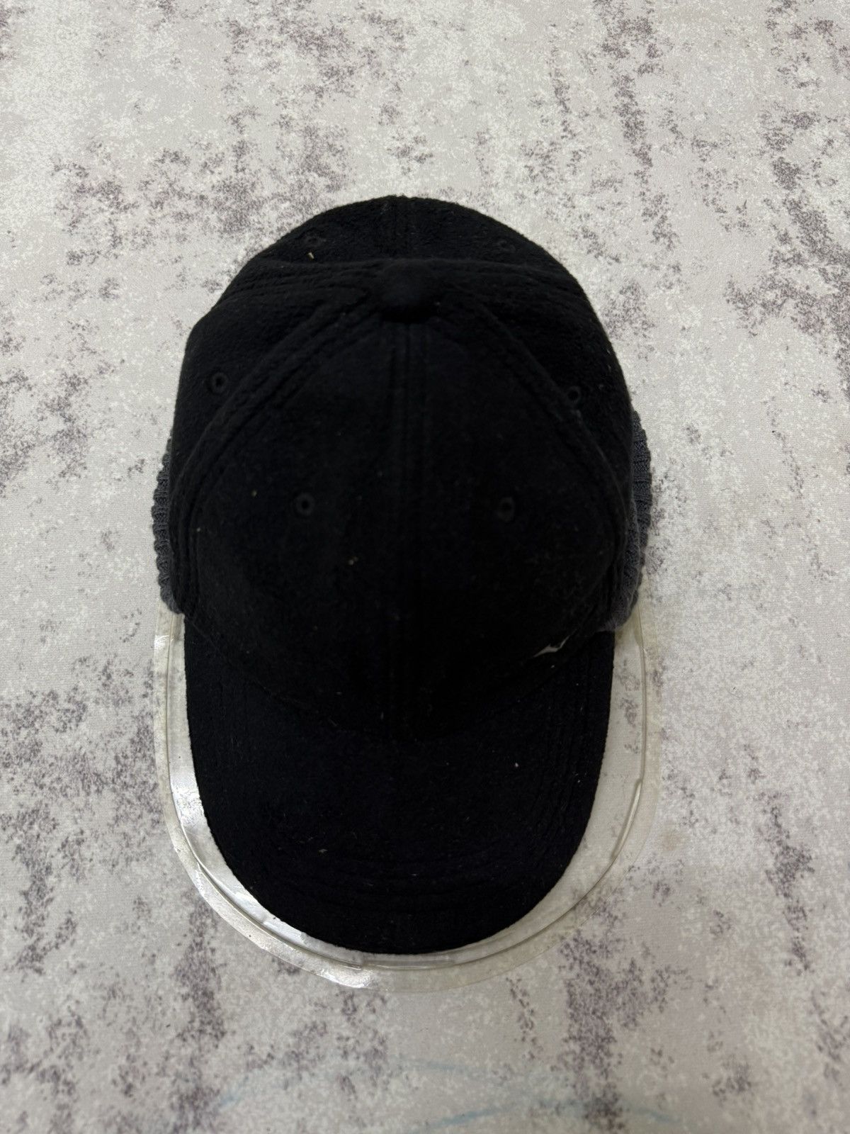 Mizuno Vintage Mizuno Black Fleece Earlap cap with gray knit lined Size ONE SIZE - 5 Thumbnail