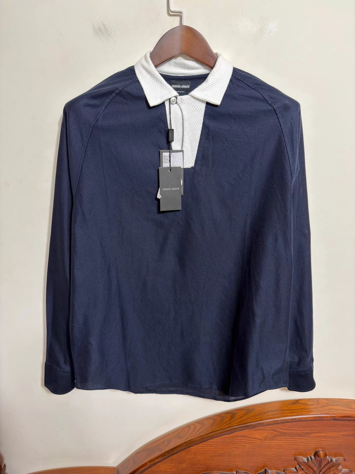 Armani Giorgio Armani Cotton Pullover 39/40 New with Tags M Size US M / EU 48-50 / 2 - 1 Thumbnail