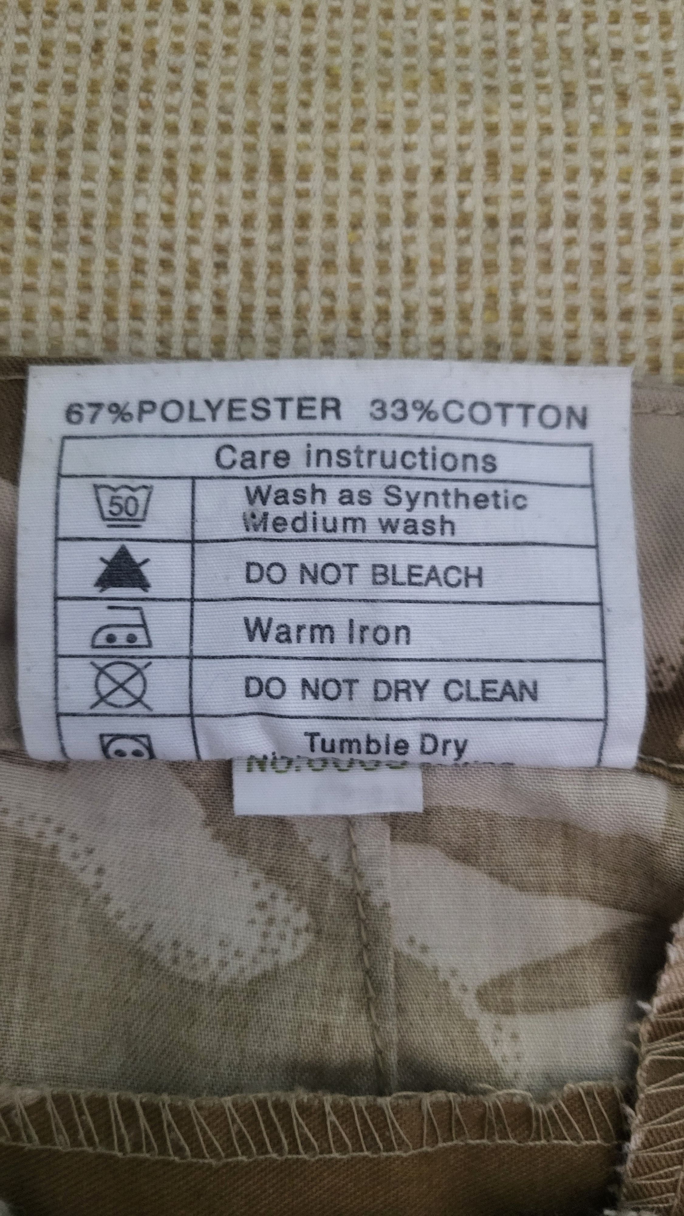 Vintage Military shorts combat desert camo Size US 30 / EU 46 - 7 Thumbnail