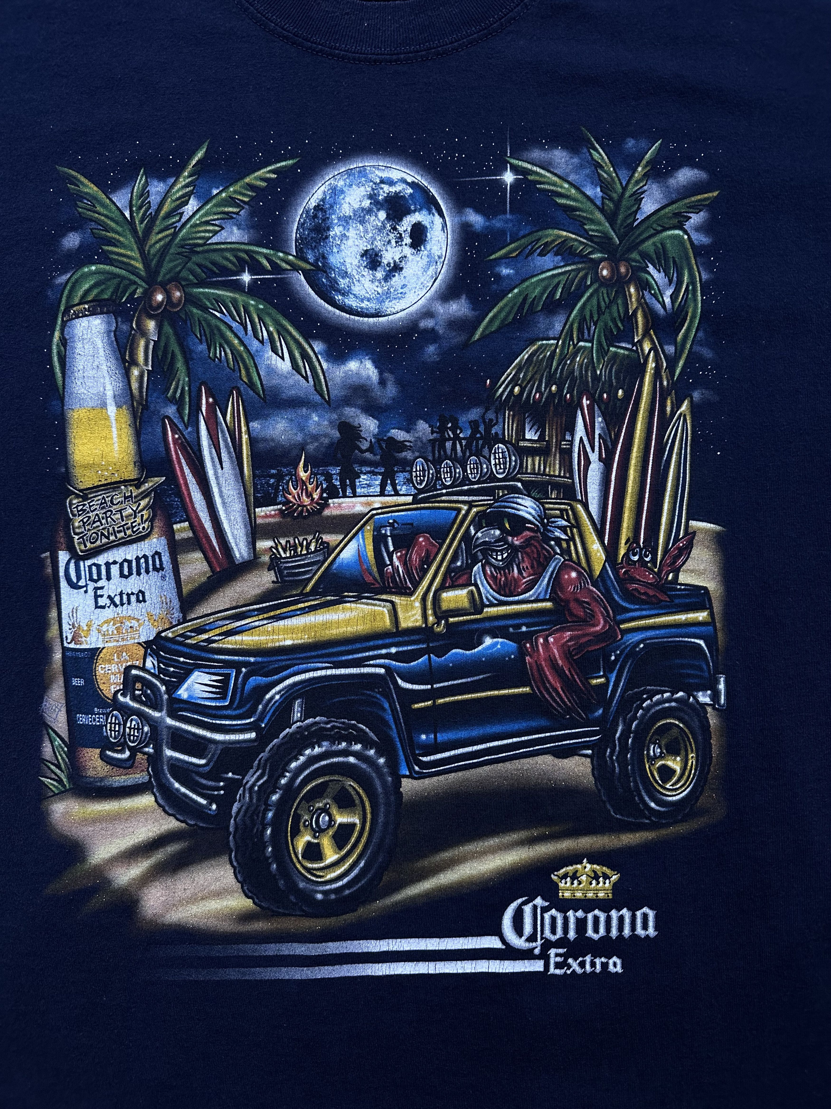 Vintage Corona Extra vintage t shirt Size US XL / EU 56 / 4 - 3 Thumbnail