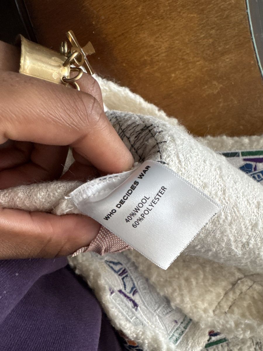 Who Decides War Who decides War Off White Sweater Size US M / EU 48-50 / 2 - 7 Thumbnail