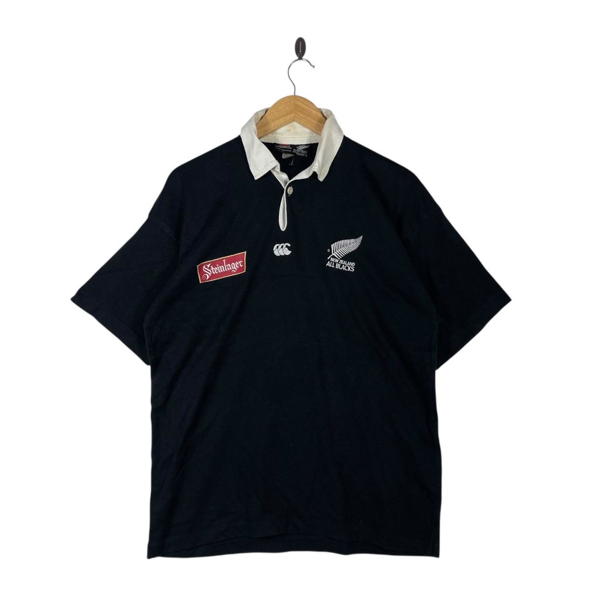 Canterbury of New Zealand Vintage 1990s Canterbury New Zealand All Blacks Steinlager Size US M / EU 48-50 / 2 - 1 Thumbnail