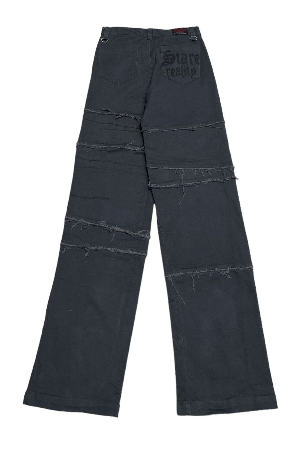 If Six Was Nine Rare Design Vintage Brand Slash Number Bondage Pants 2000s Size US 30 / EU 46 - 2 Thumbnail