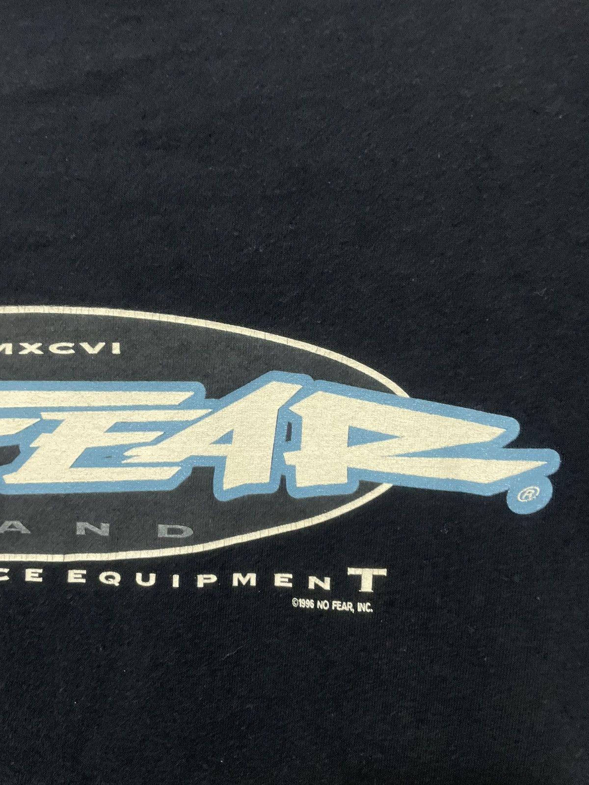 No Fear × Vintage Vintage 1996 No Fear Performance Equipment Tee Logo T-Shirt Size US L / EU 52-54 / 3 - 6 Thumbnail