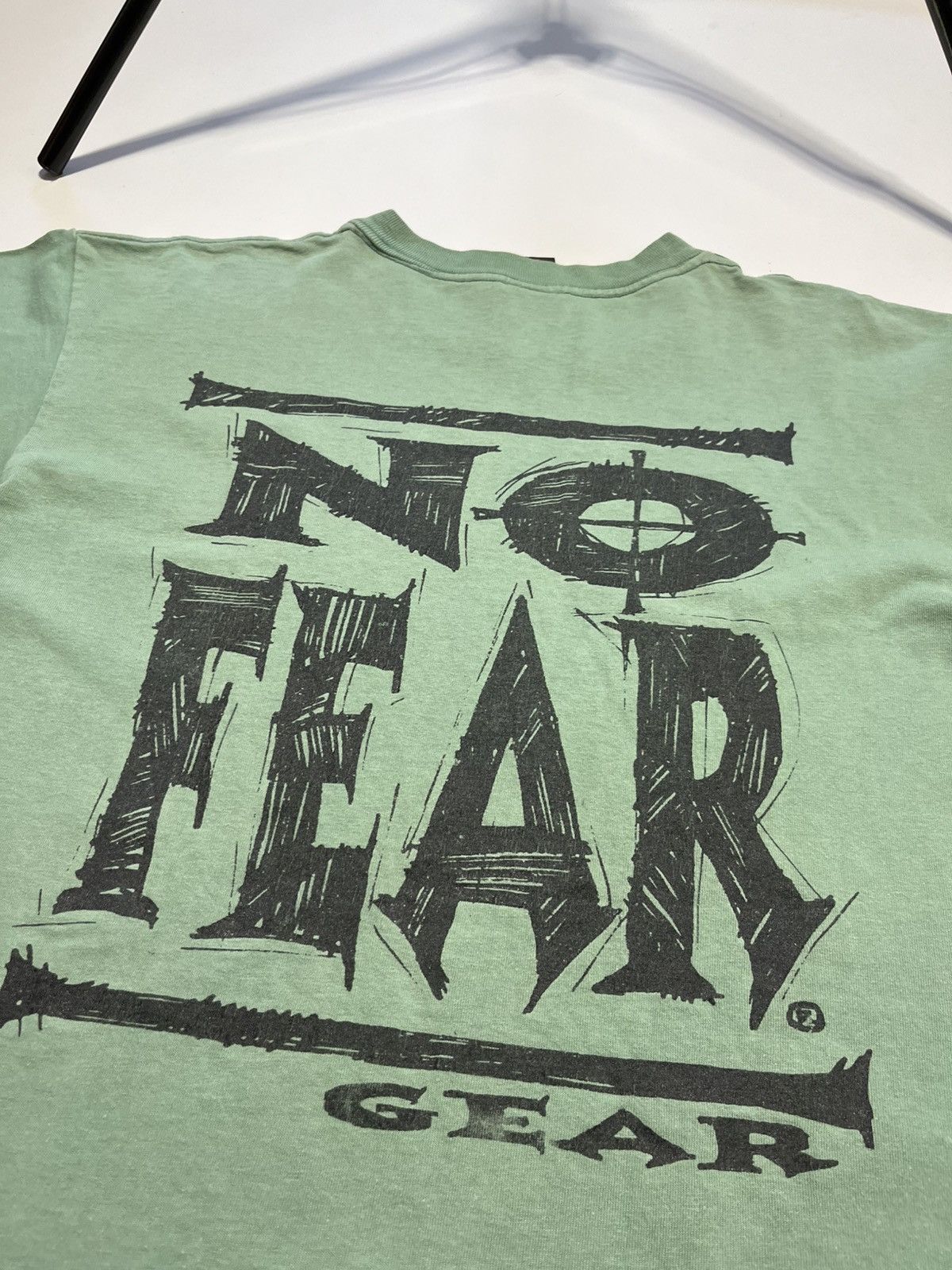 No Fear VINTAGE 90's NO FEAR GEAR SKATE SURF TEE single stitch Size US L / EU 52-54 / 3 - 7 Thumbnail
