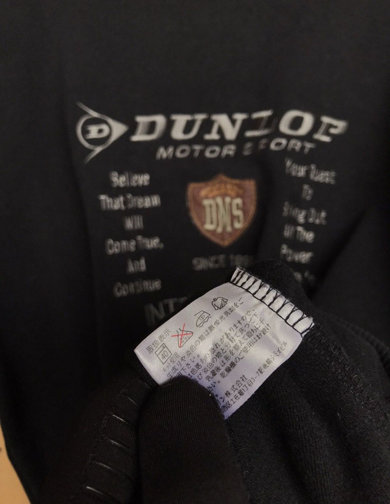 Dunlop × Japanese Brand × Vintage Vintage Dunlop Sweatshirt Dunlop Black Sweatshirt Size US L / EU 52-54 / 3 - 6 Thumbnail