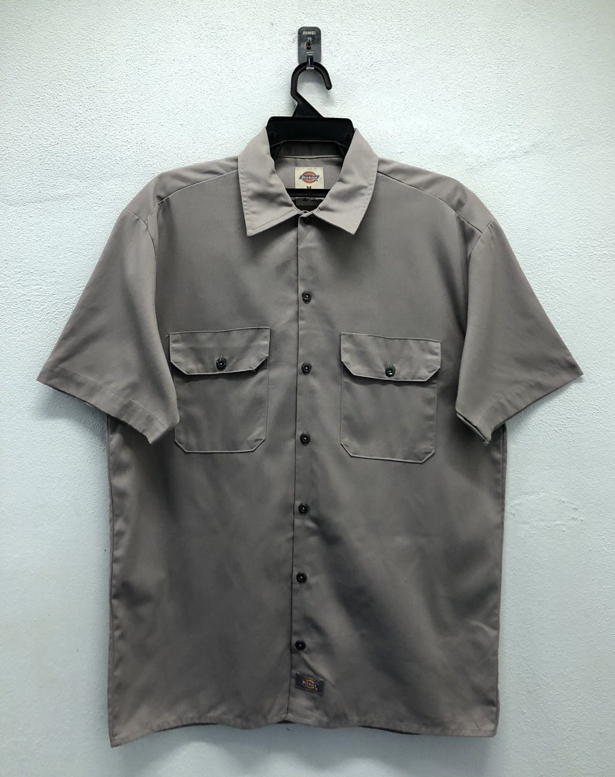 Dickies × Vintage Dickies Short Sleeve Work Shirt (Gray, Size M) Size US M / EU 48-50 / 2 - 1 Thumbnail