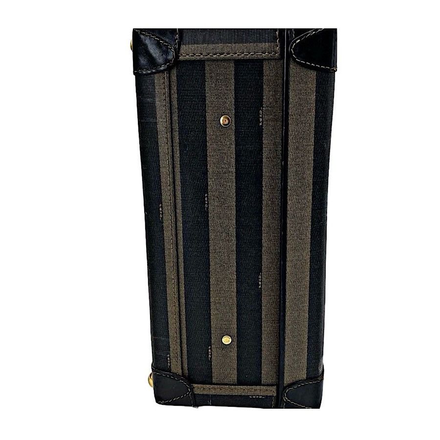 Fendi Authentic Vintage Fendi Oversized Striped PecanHardcaseTrunk Size ONE SIZE - 7 Thumbnail