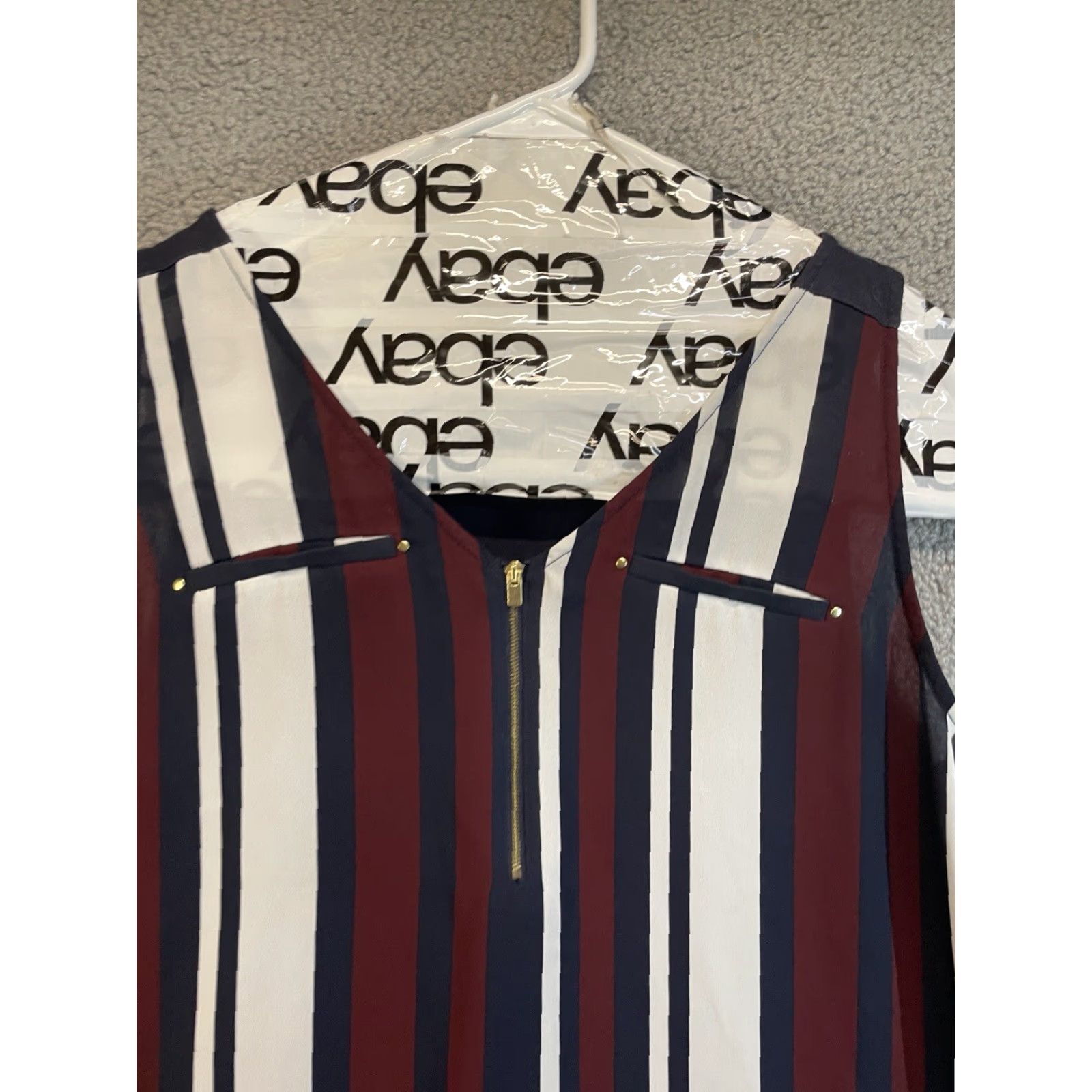Express EXPRESS Striped Tank Top - Size Large Multicolor User: EXPRESS Striped Tank Top - Size Large Multicolor Size L / US 10 / IT 46 - 2 Thumbnail