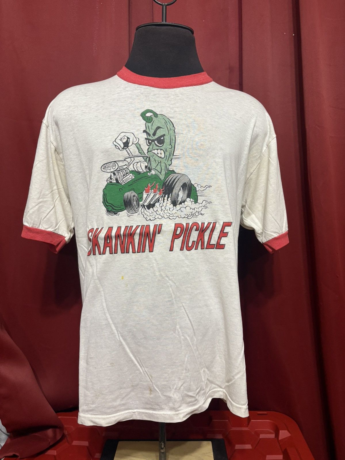 Band Tees Vintage Skankin’ Pickle Ringer Tee 90’s Punk Ska Band Tee Size US XL / EU 56 / 4 - 1 Thumbnail