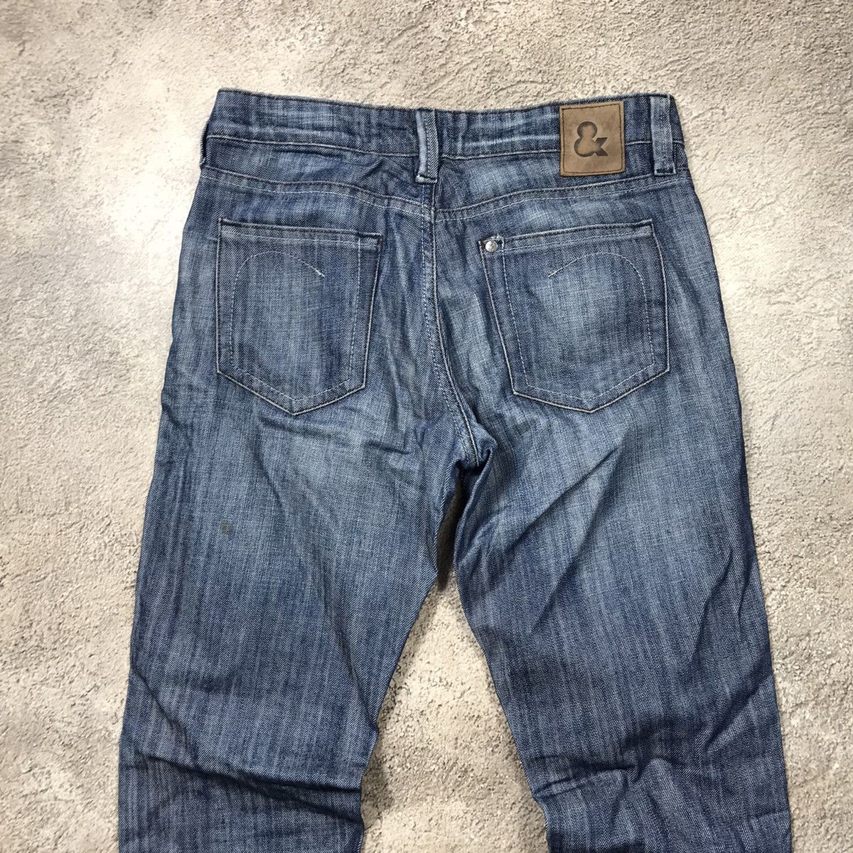 Vintage Vintage Y2K Distressed Baggy Flared Jeans Japan Grunge 27 Size 27" / US 4 / IT 40 - 4 Thumbnail