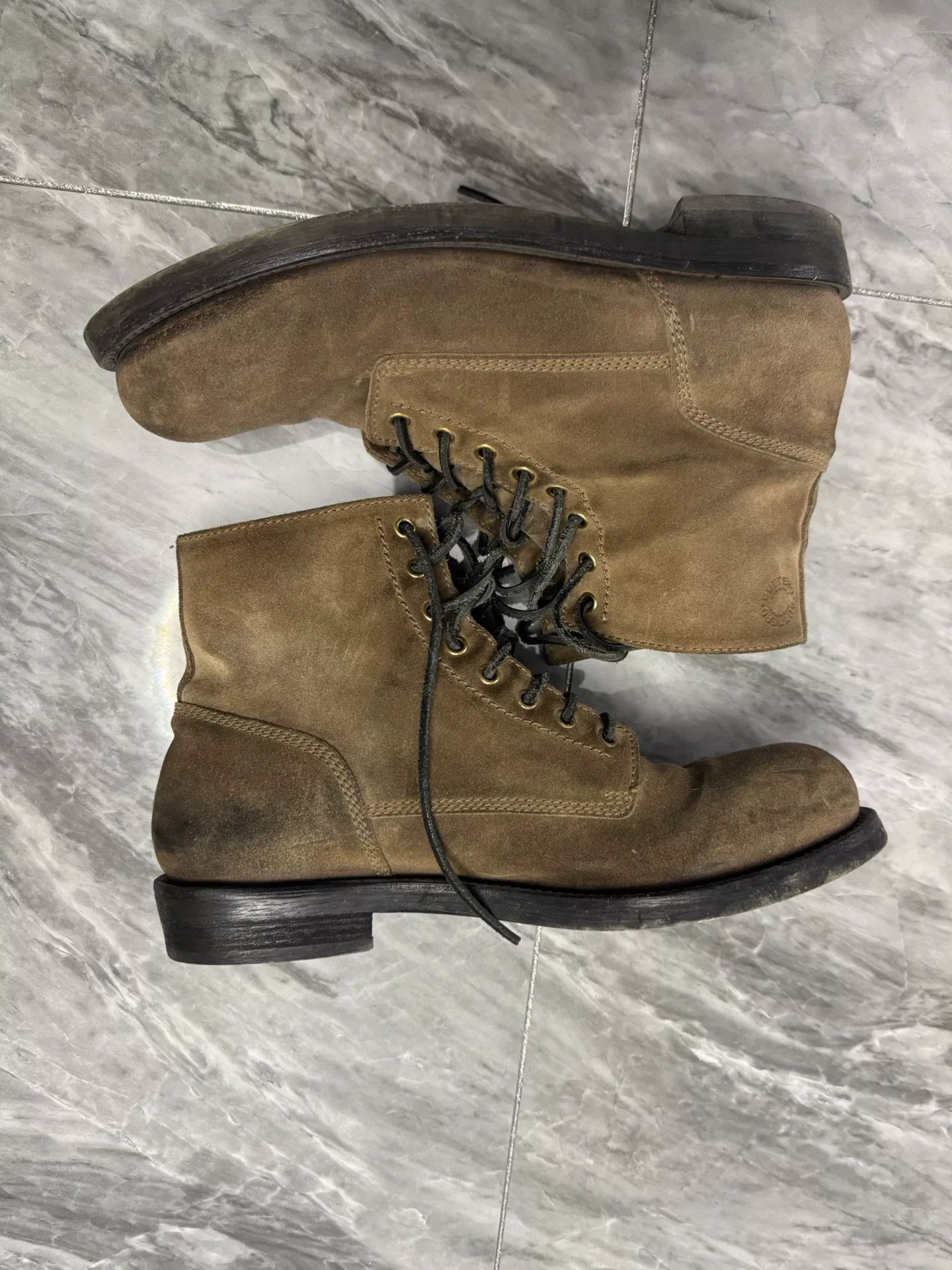 Buttero BUTTERO Men's Distressed High-Top Boots Size US 10 / EU 43 - 1 Thumbnail
