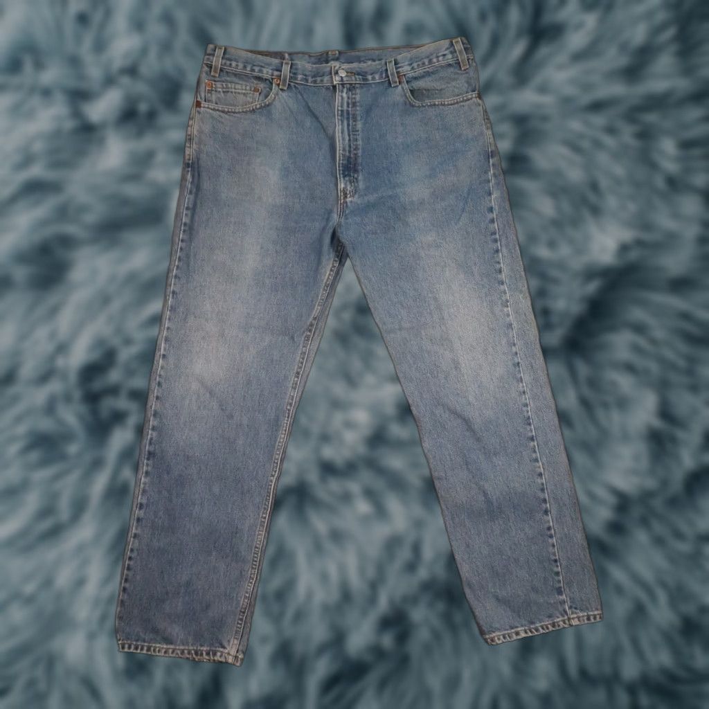 Levi's VINTAGE Levi's 505 Jeans 38x31 Blue Regular Straight 90s Denim 5-Pocket Mens EUC Size US 38 / EU 54 - 1 Thumbnail