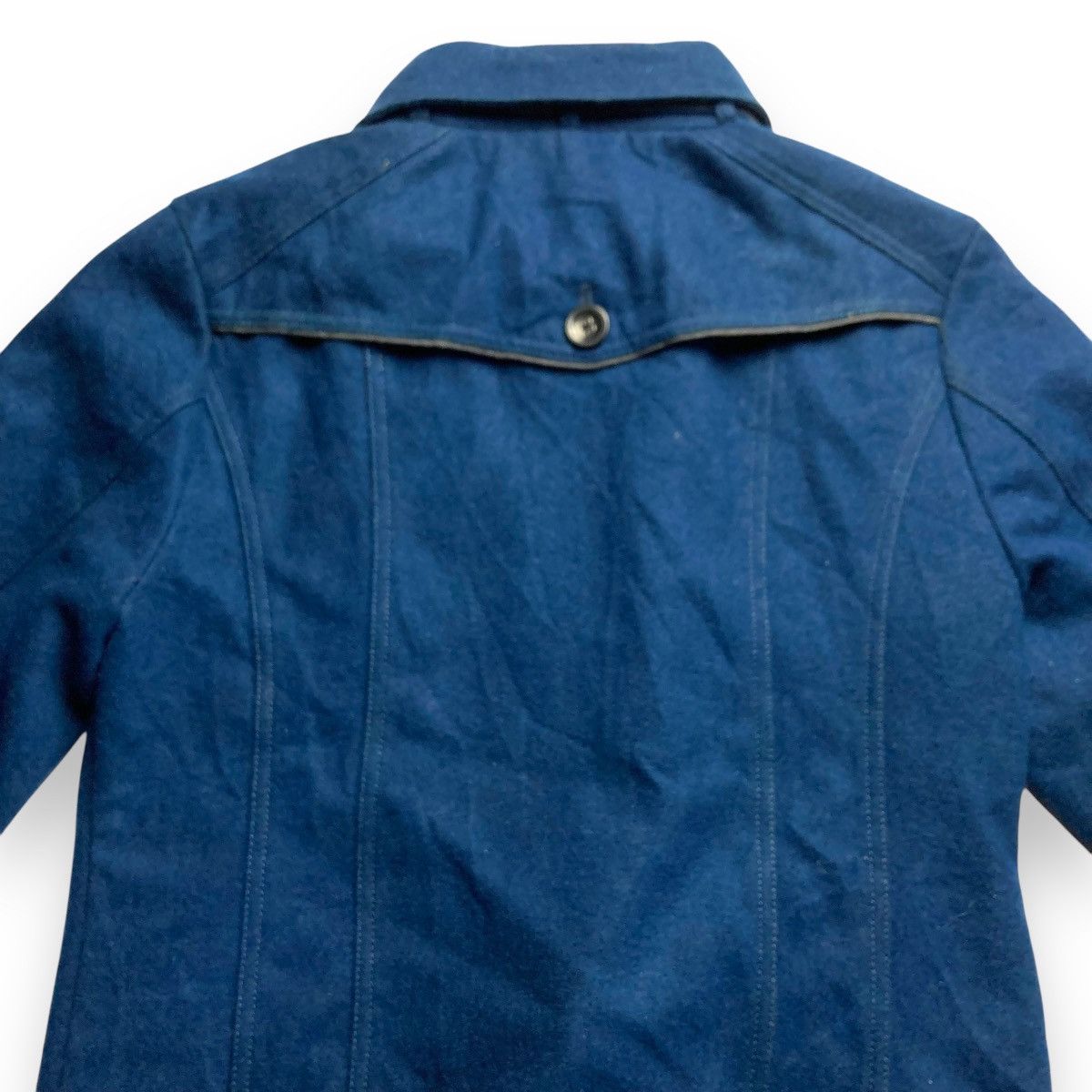 If Six Was Nine 🇯🇵 NEUTRAL INFINITY BUCKLE WAIST WOOL JACKET Size US M / EU 48-50 / 2 - 14 Thumbnail