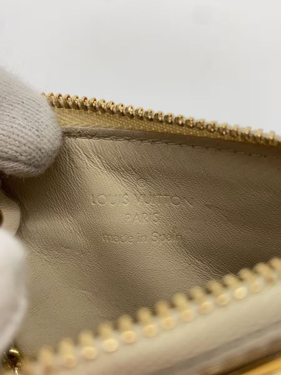 Louis Vuitton Louis Vuitton Monogram Vernis Pochette Cle NM Cream White Size ONE SIZE - 3 Thumbnail