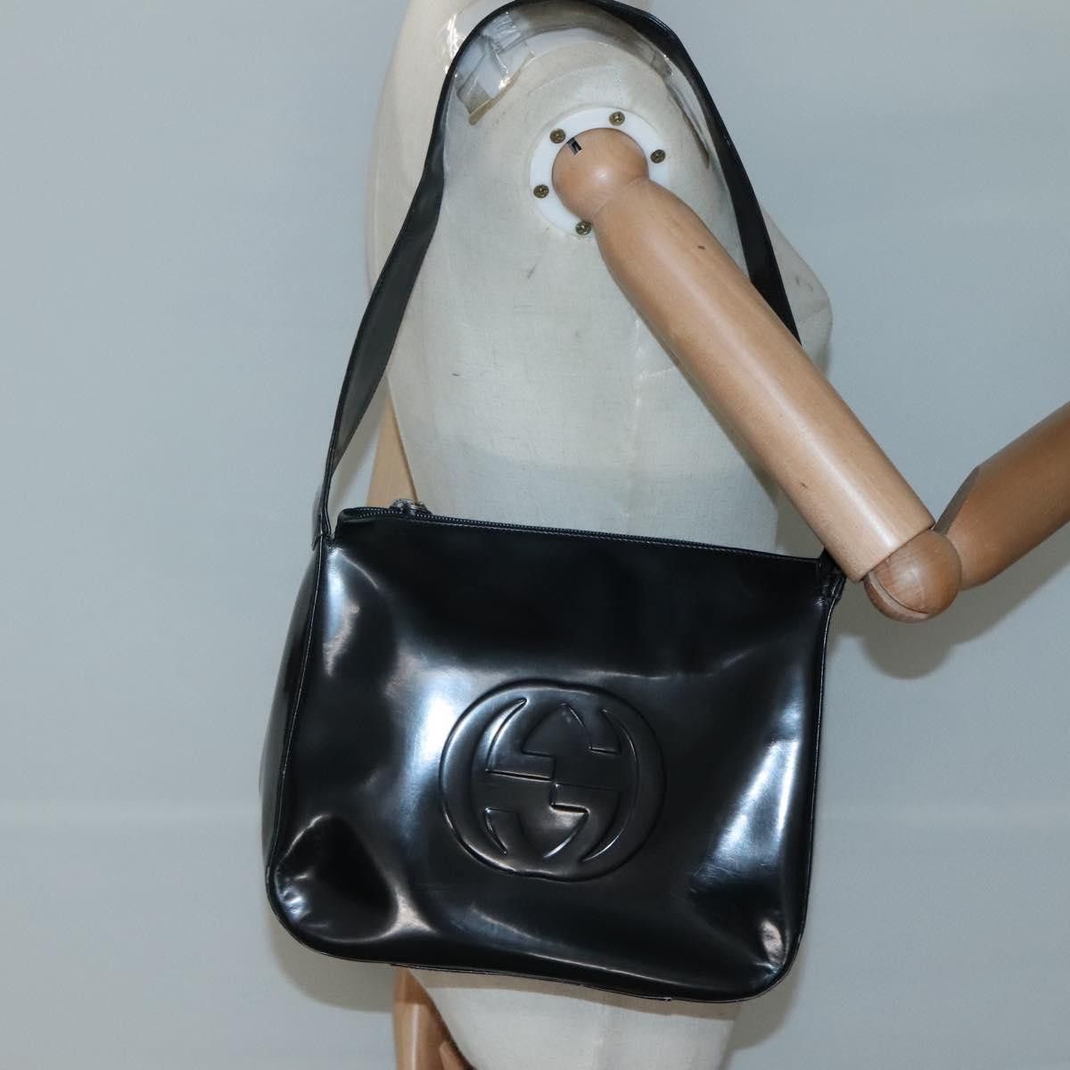Gucci GUCCI Shoulder Bag Enamel Black 001 3754 001 3754 Size ONE SIZE - 21 Thumbnail