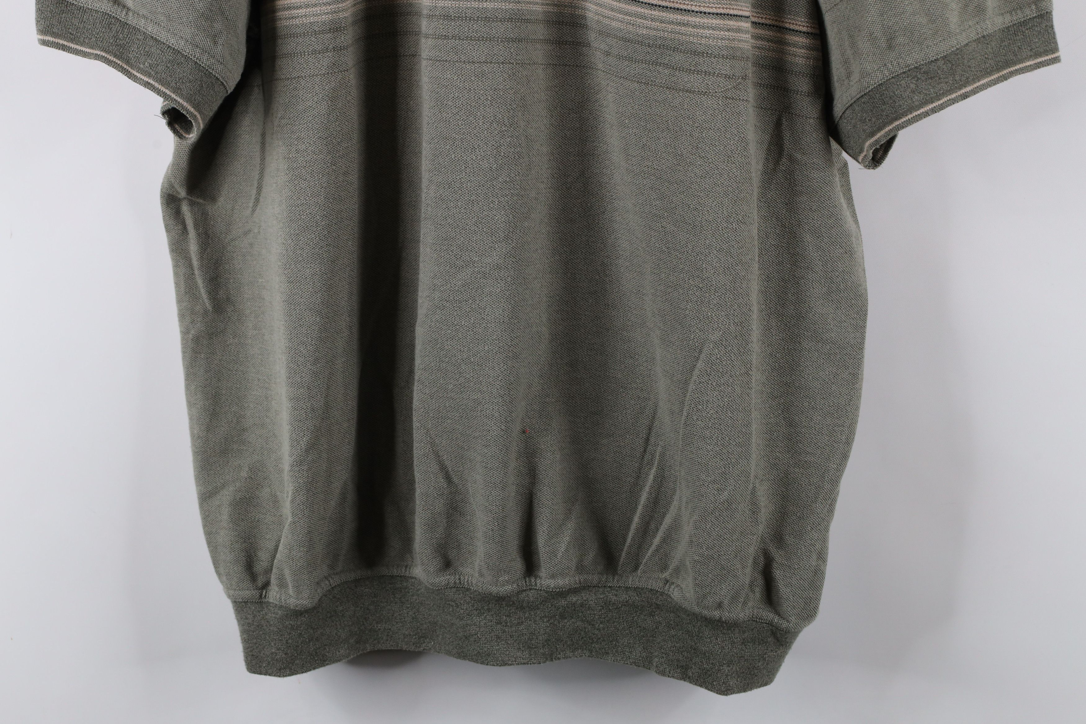 Vintage Vintage 90s Streetwear Collared Pullover Polo Shirt Green Size US XXL / EU 58 / 5 - 3 Thumbnail