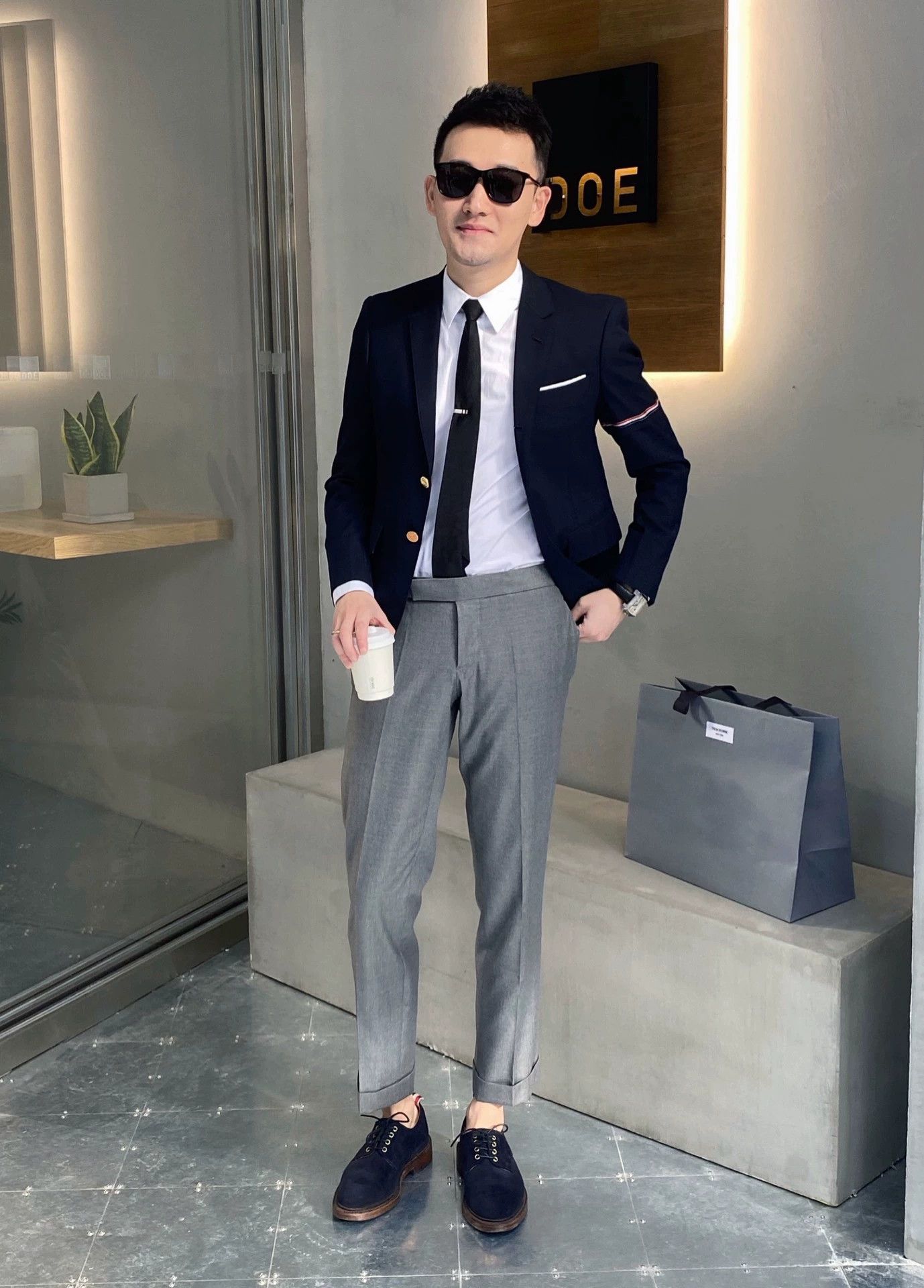 Thom Browne TB Classic High-Waist Wool Trousers M.Gray Size3 95New Size US 34 / EU 50 - 8 Thumbnail