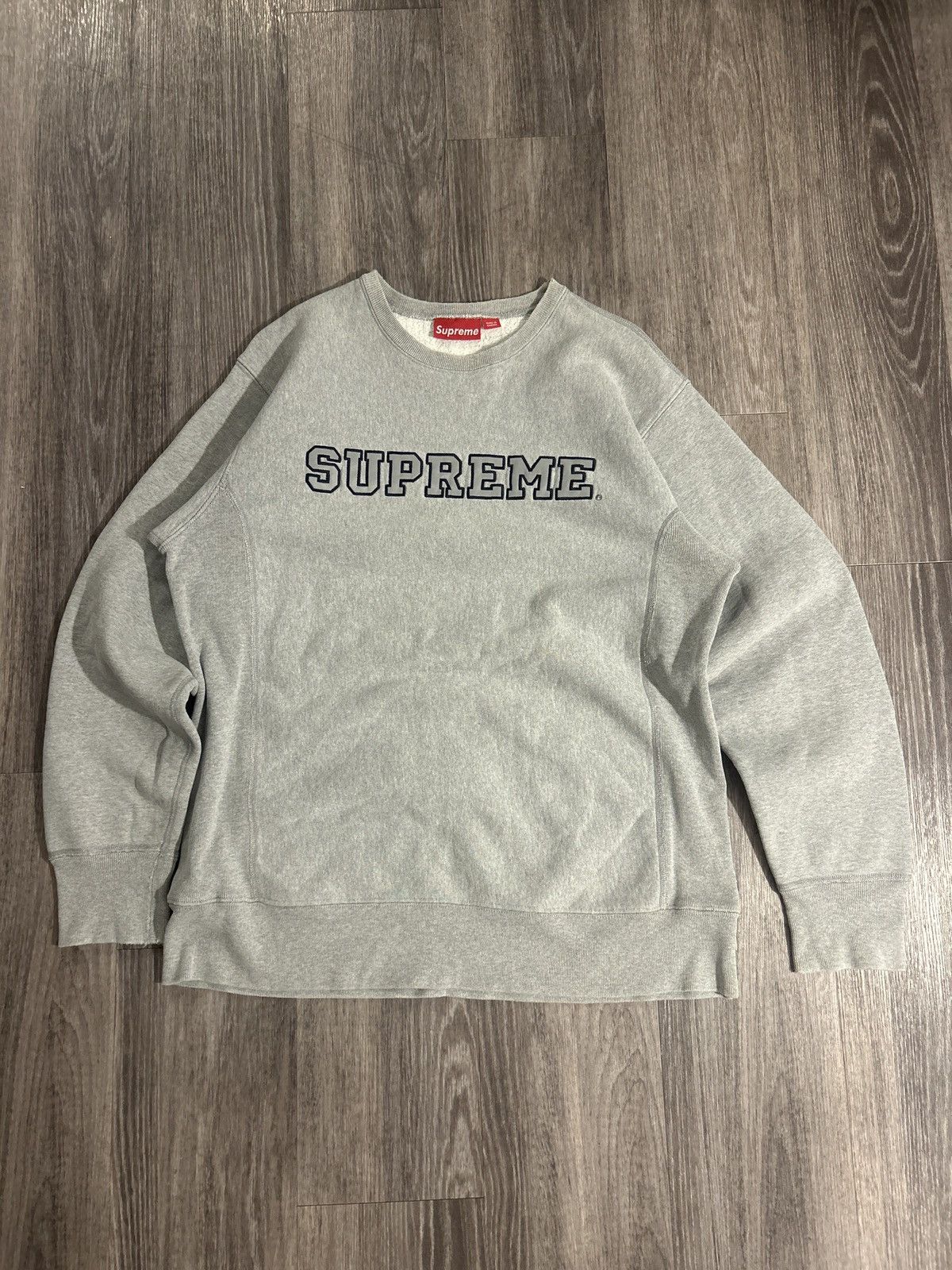 Supreme 90’s Supreme spell out logo crewneck sweatshirt Size US L / EU 52-54 / 3 - 1 Thumbnail