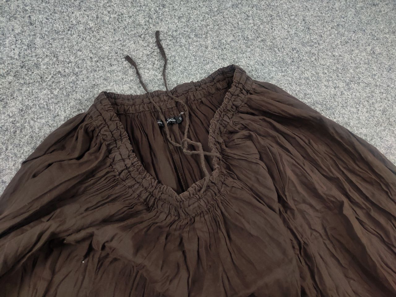 Gudrun Sjoden Gudrun Sjödén Design Wide Baggy light dark brown pants Size 29" - 7 Thumbnail