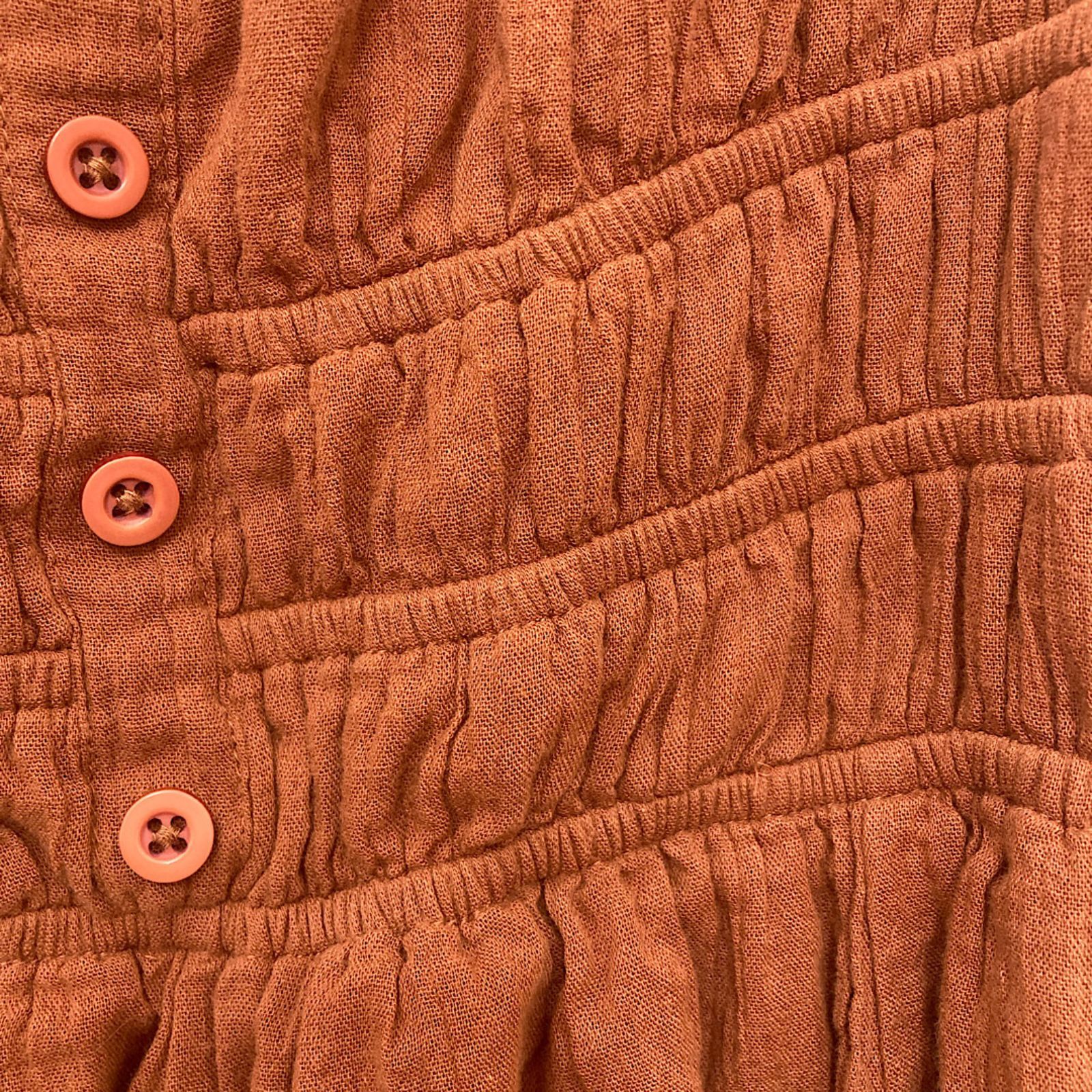 Aeropostale Aeropostale Cinnamon Smocked Mini Dress Size XL / US 12-14 / IT 48-50 - 9 Thumbnail