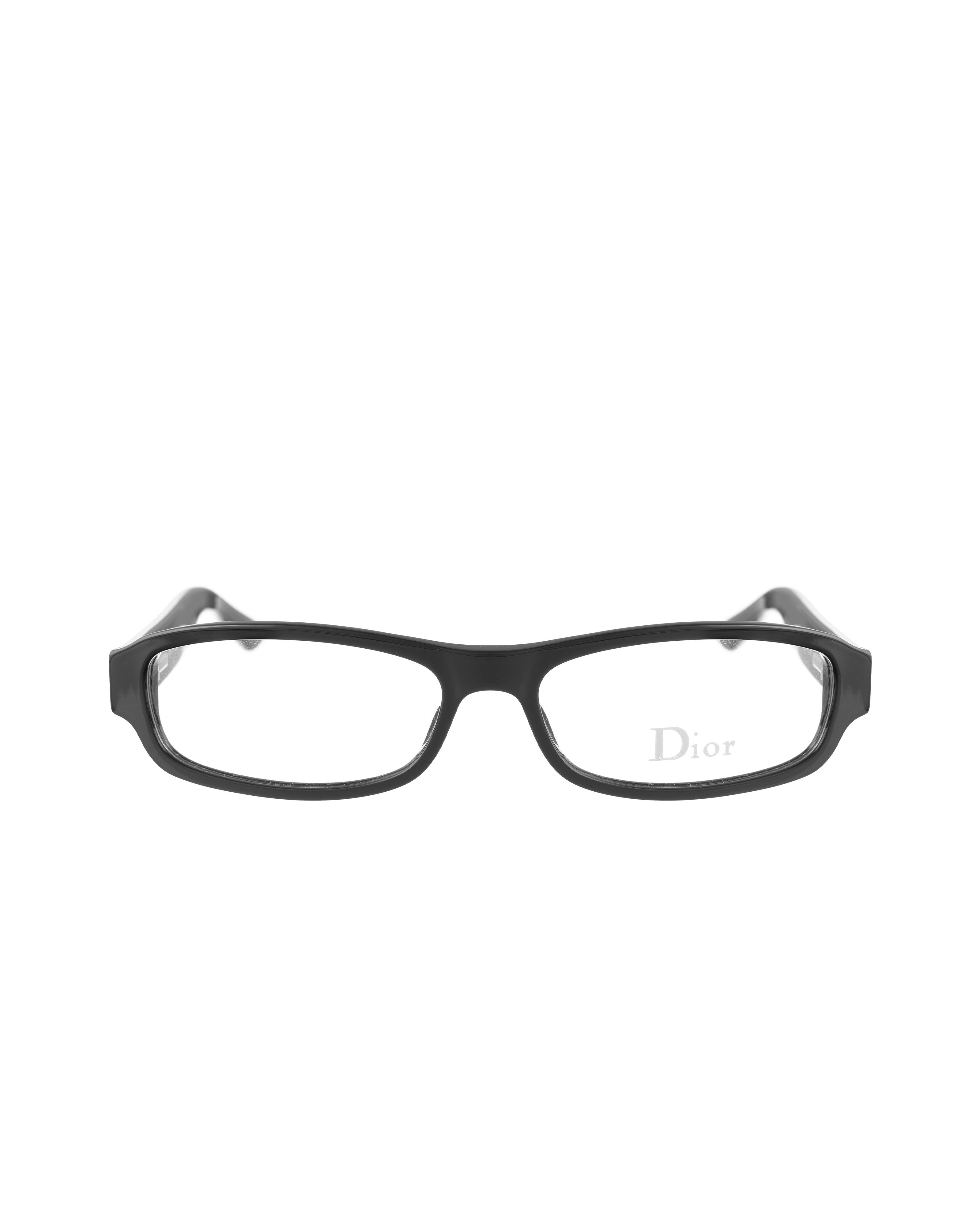 Dior Dior '00s Rectangular Black&White Glasses with Rhinestones Size ONE SIZE - 3 Thumbnail