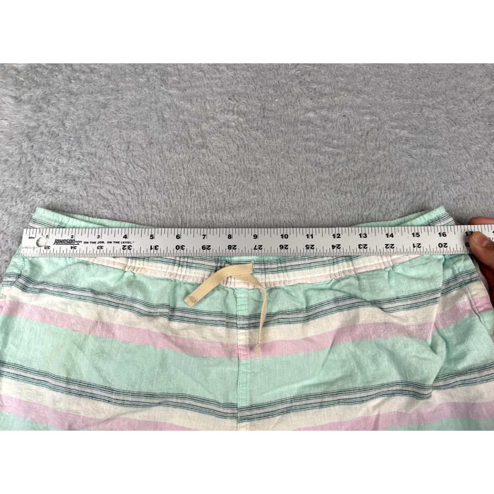 Patagonia Patagonia Shorts Womens Medium Green Pink Island Baggies 3" Hemp Cotton Blend Size 32" / US 10 / IT 46 - 5 Thumbnail