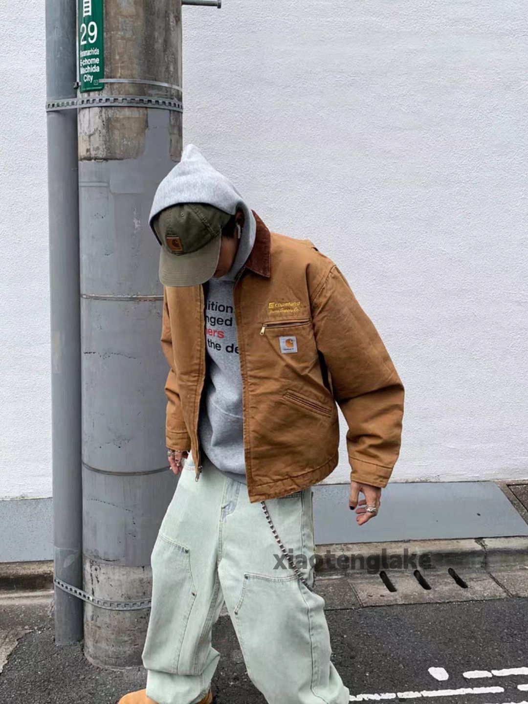 Vintage Unisex washed faded skate hiphop baggy cargo pants Size US 34 / EU 50 - 4 Thumbnail